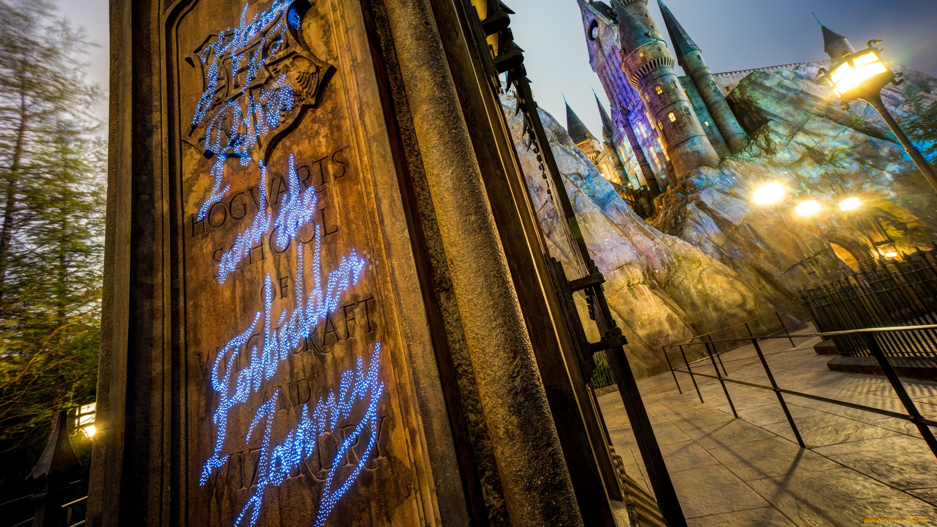 wizarding, world, of, harry, potter, , universal, orlando, resort, города, -, дворцы, , замки, , крепости, hdr