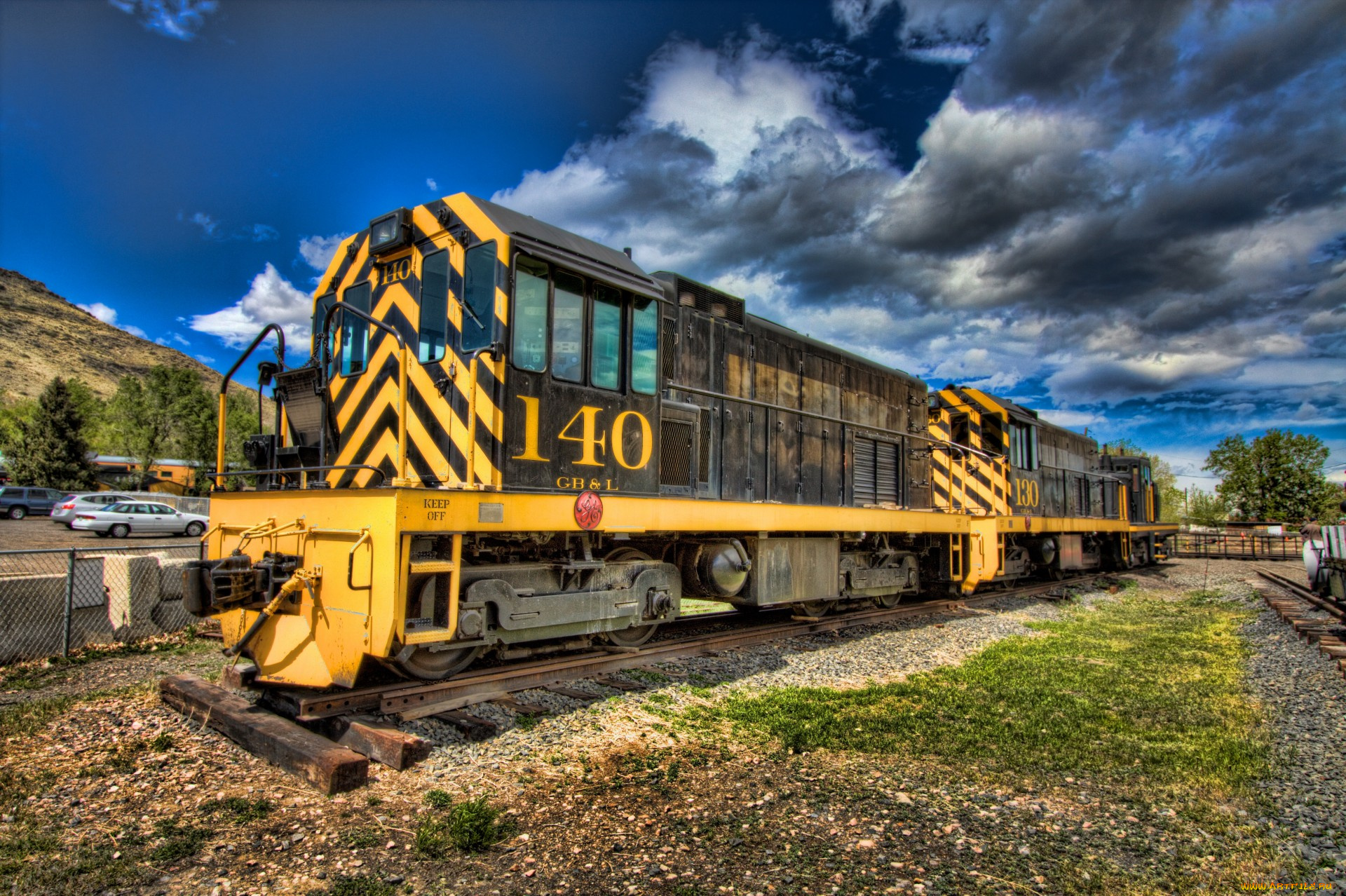 техника, локомотивы, рельсы, локомотив