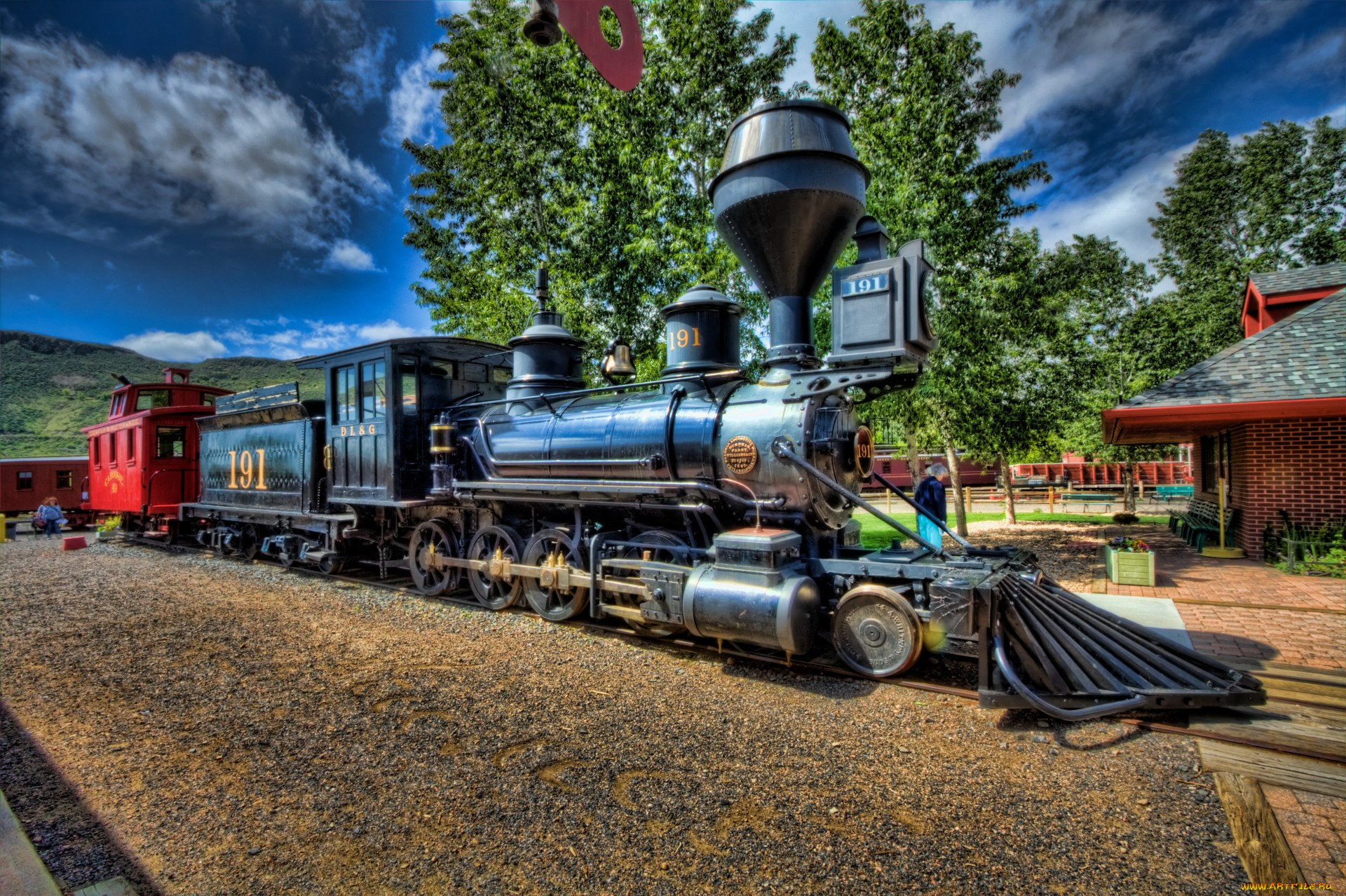 техника, паровозы, рельсы, паровоз