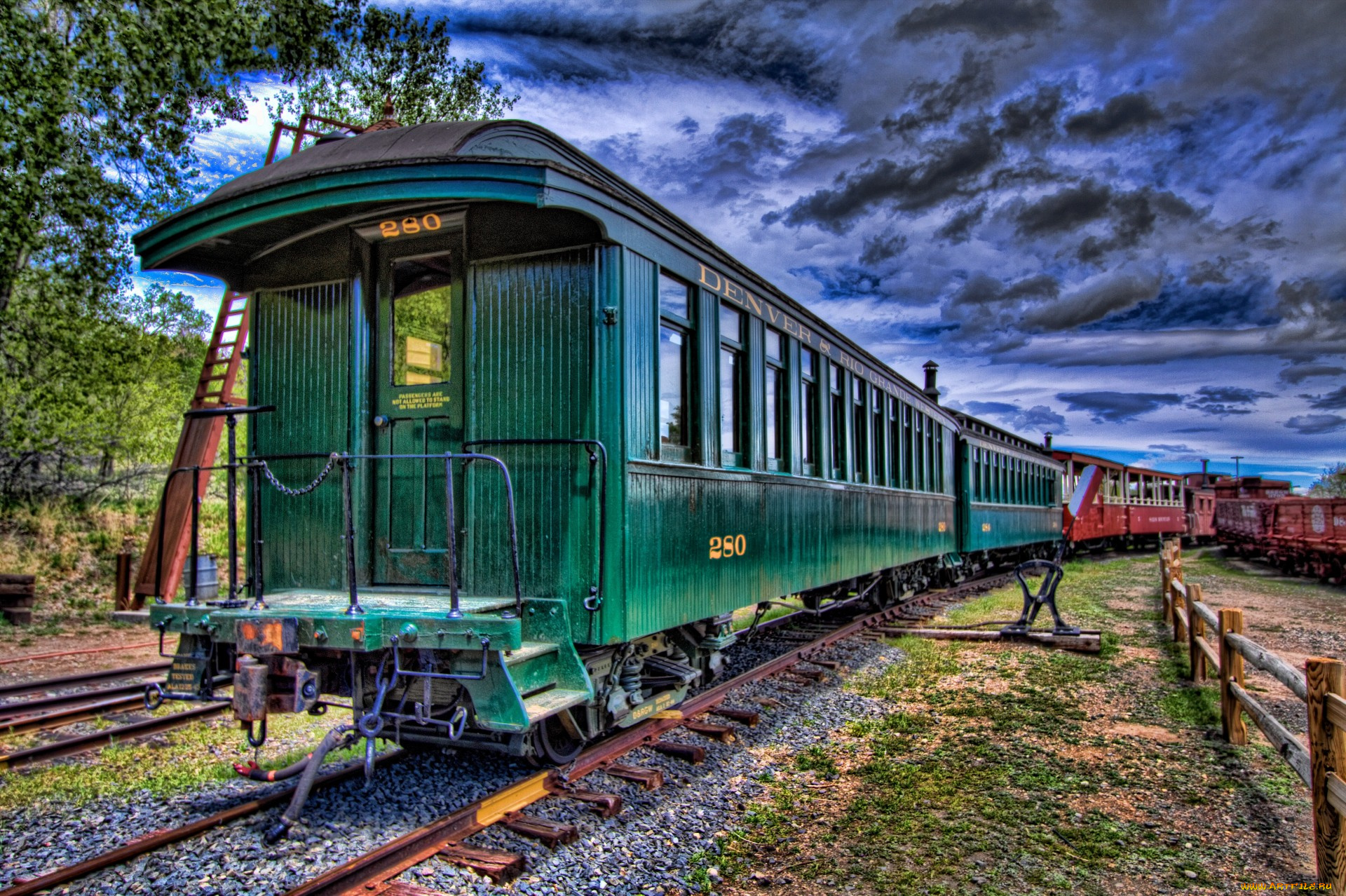 техника, вагоны, рельсы