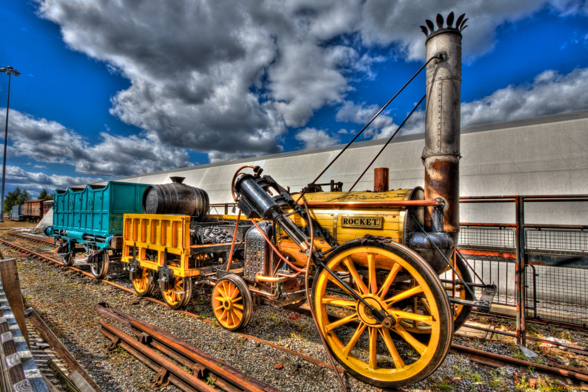 техника, паровозы, паровоз, рельсы, ретро
