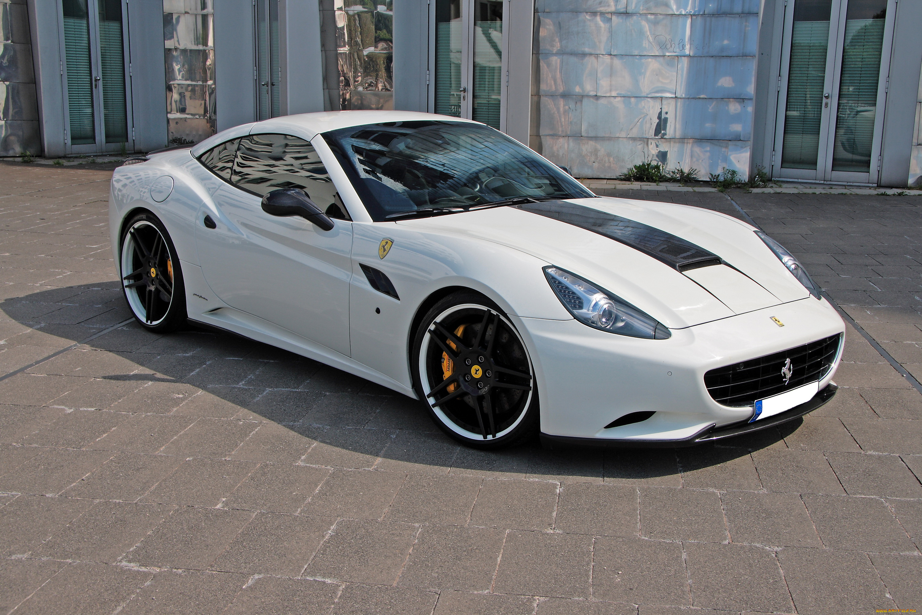 2010, ferrari, california, автомобили, ferrari, белый, california