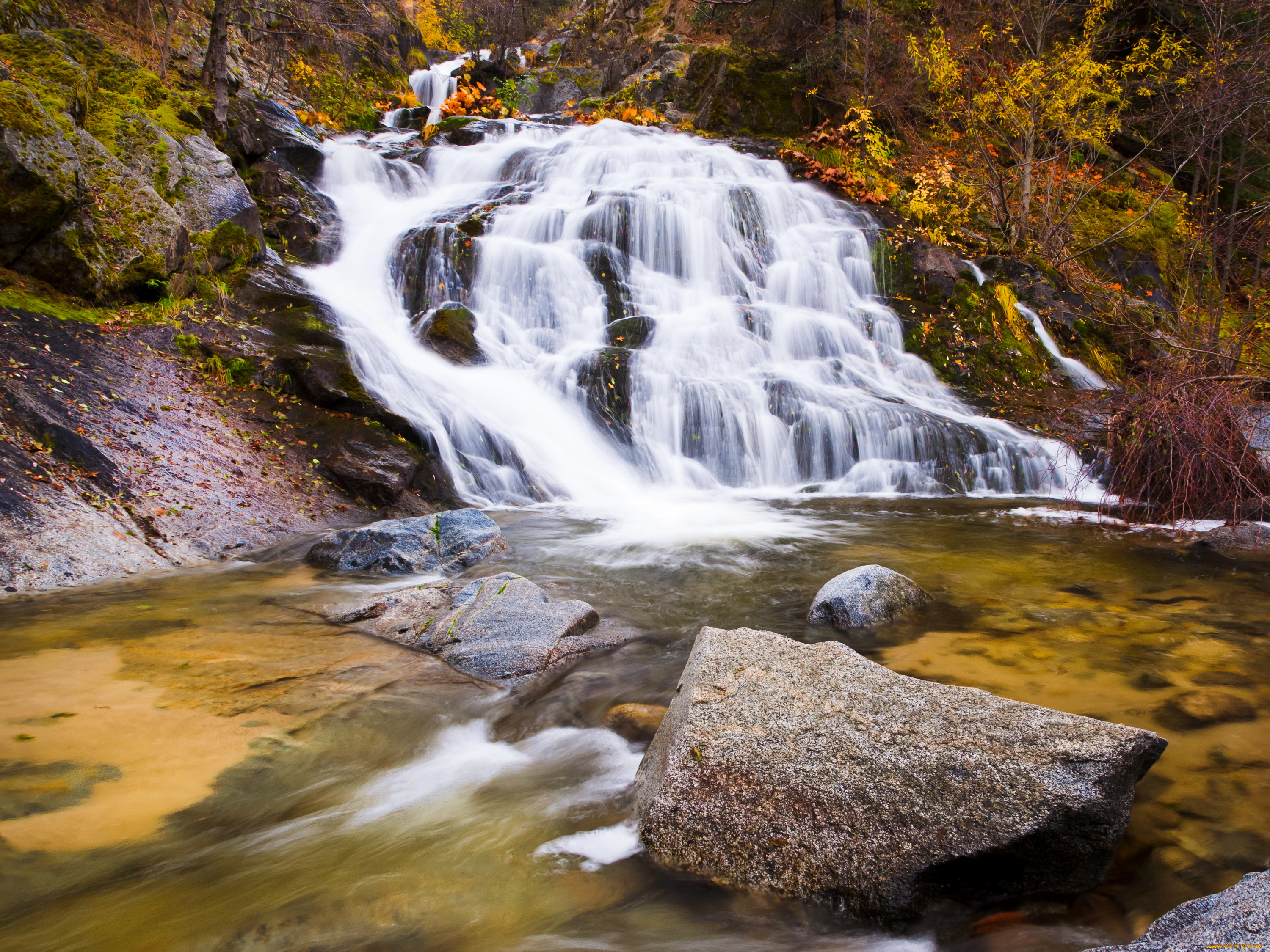 природа, водопады, сша, водопад, калифорния