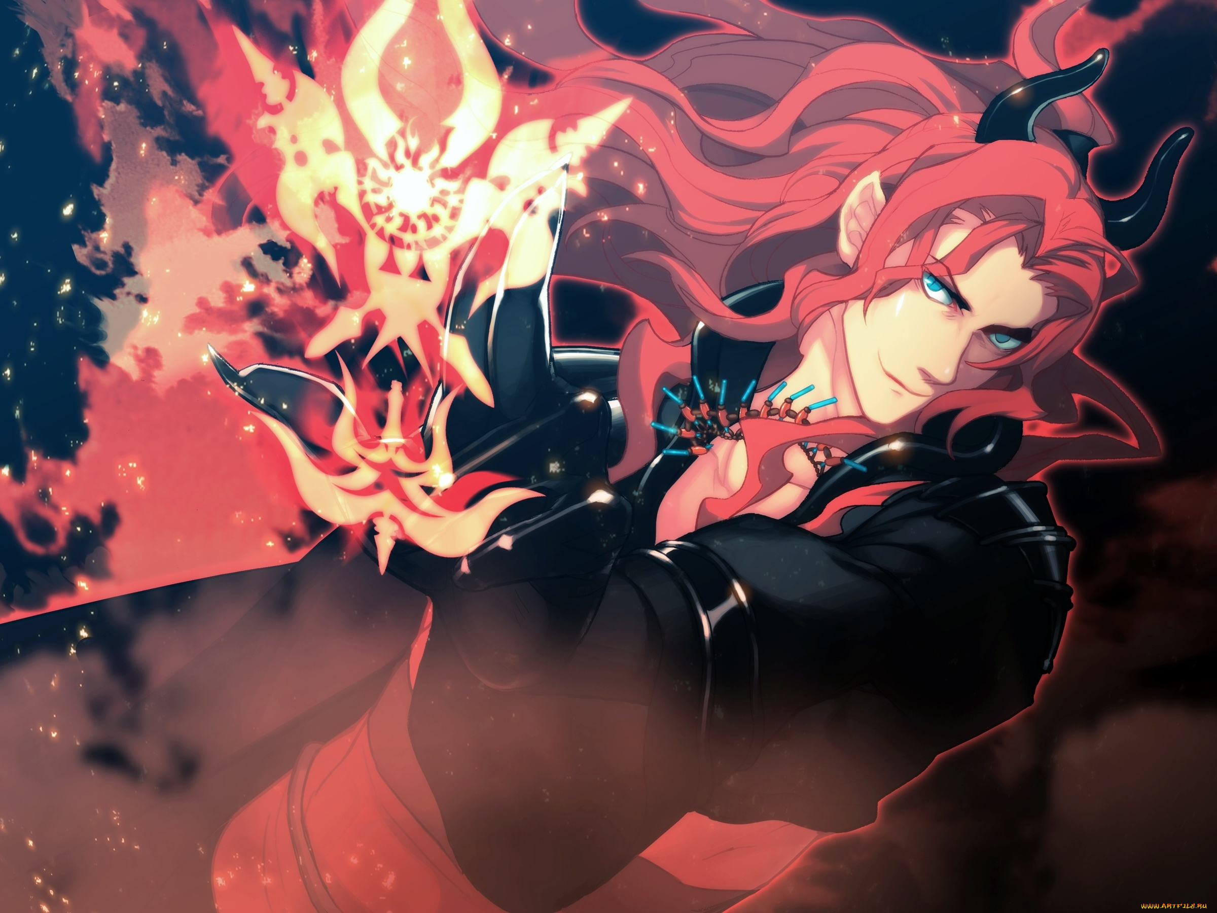 разное, арты, lamento, beyond, the, void, парень, магия