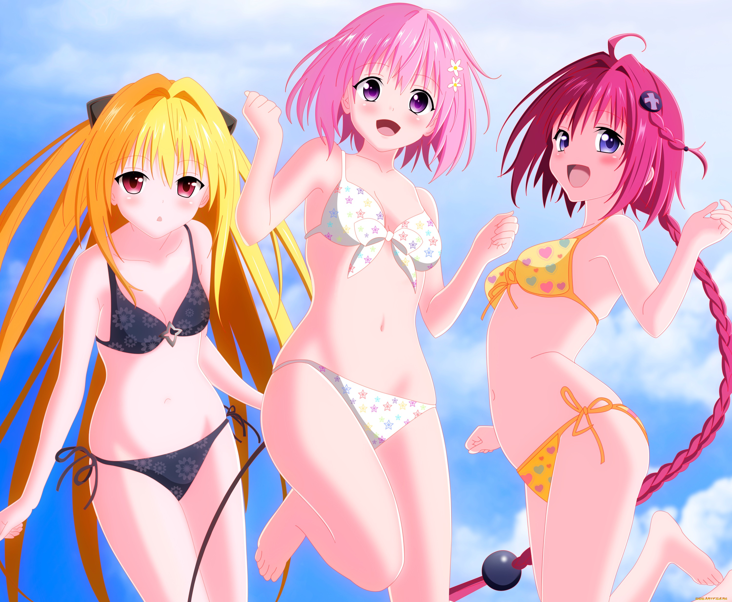 разное, арты, девушки, взгляд, фон