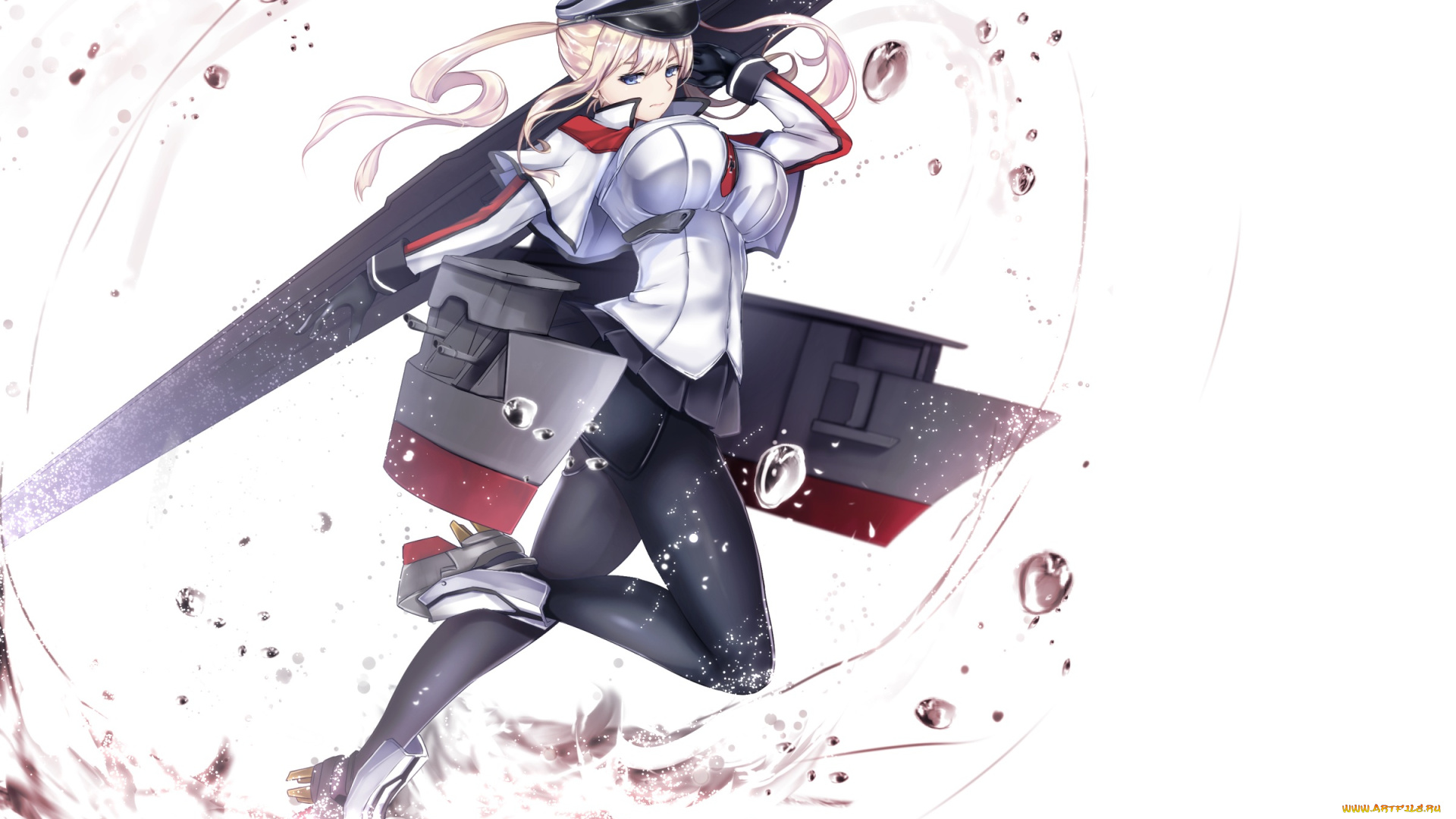 аниме, kantai, collection, девушка
