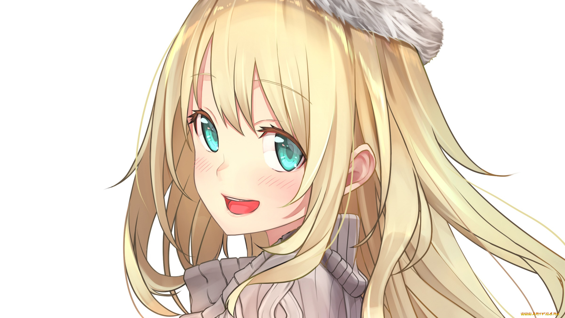 аниме, kantai, collection, фон, взгляд, девушка