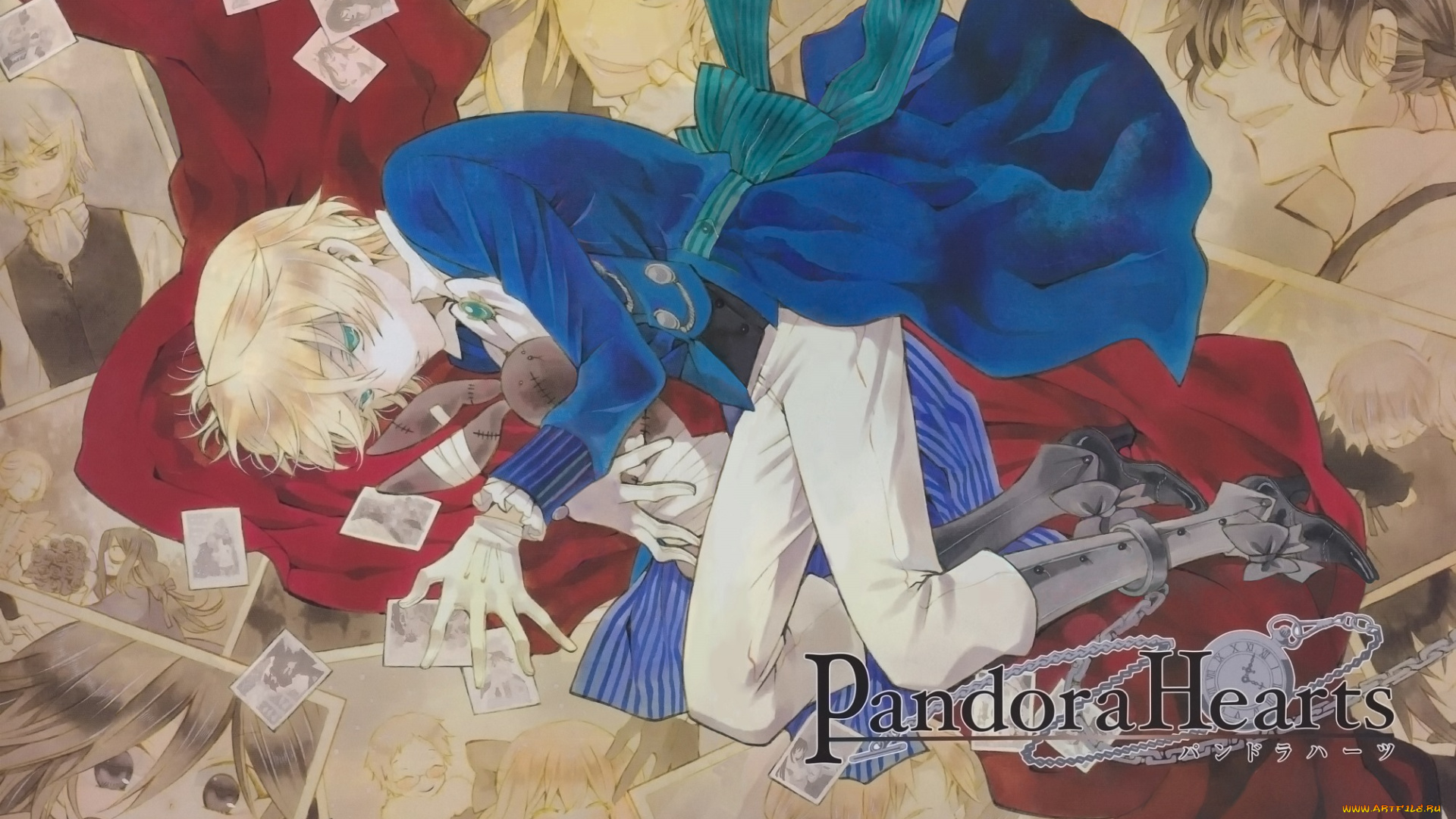 аниме, pandora, hearts, парень