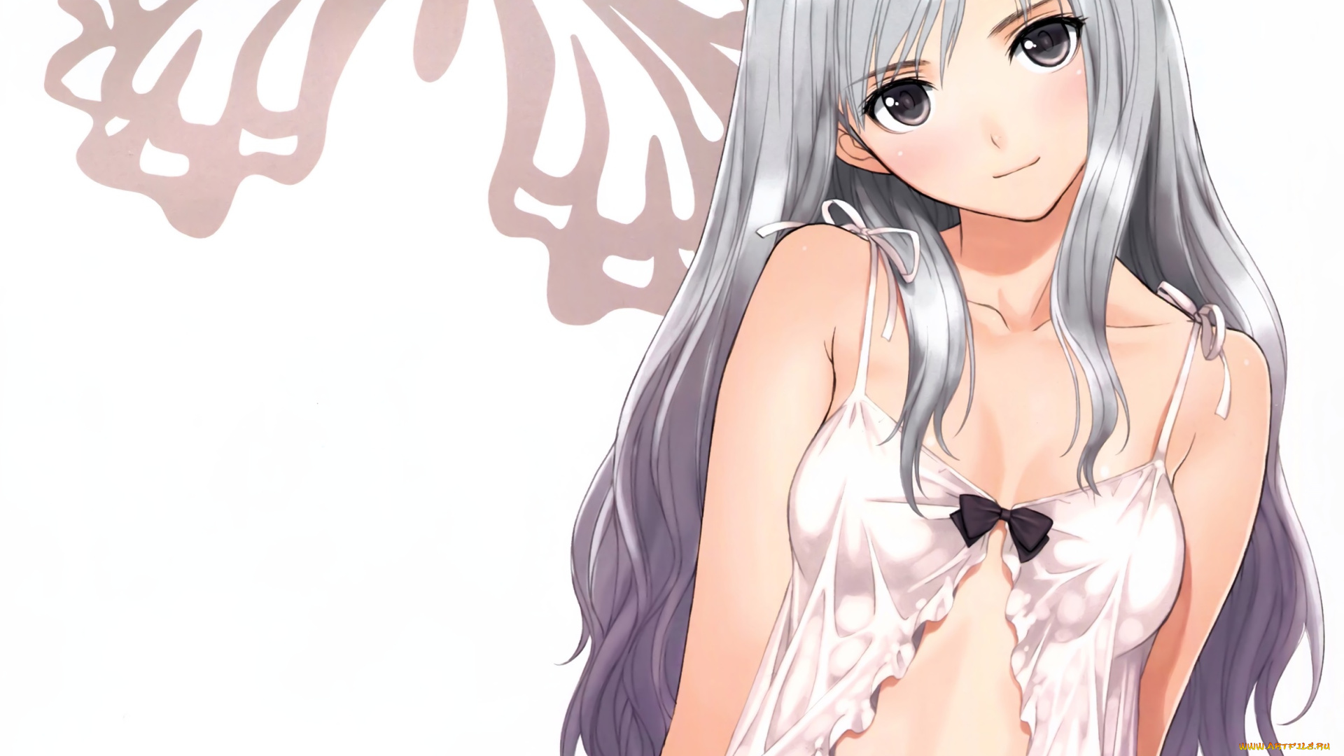 аниме, unknown, , другое, взгляд, девушка, фон