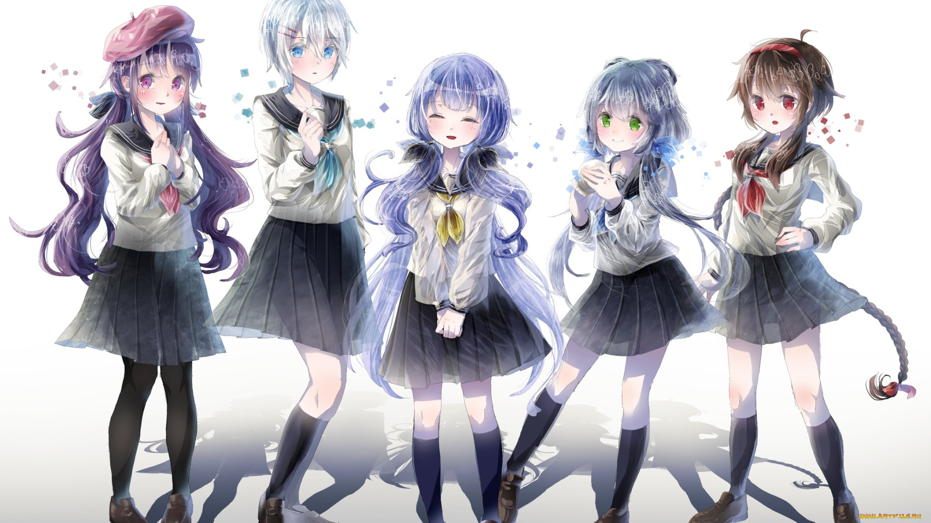 аниме, vocaloid, девочки