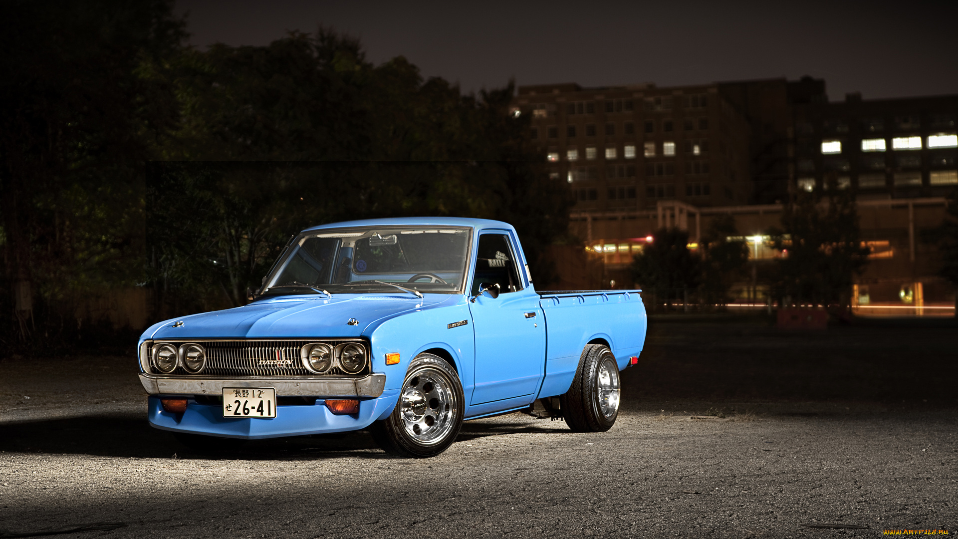 автомобили, custom, pick-up, datsun