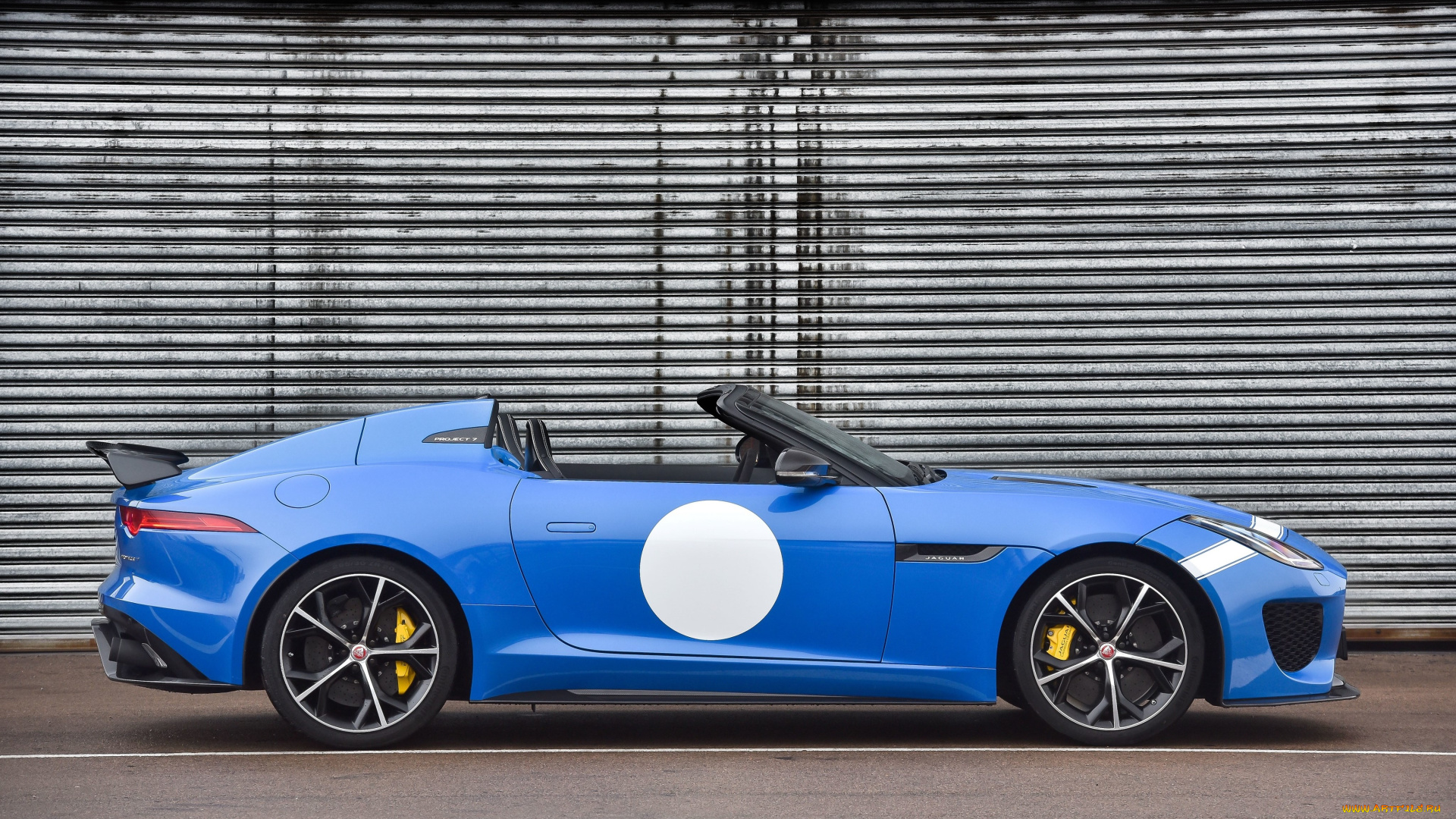 автомобили, jaguar, синий, za-spec, 2015г, project, 7, f-type