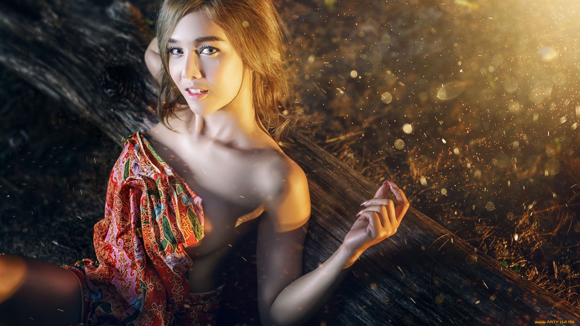 девушки, -unsort, , азиатки, лицо, взгляд