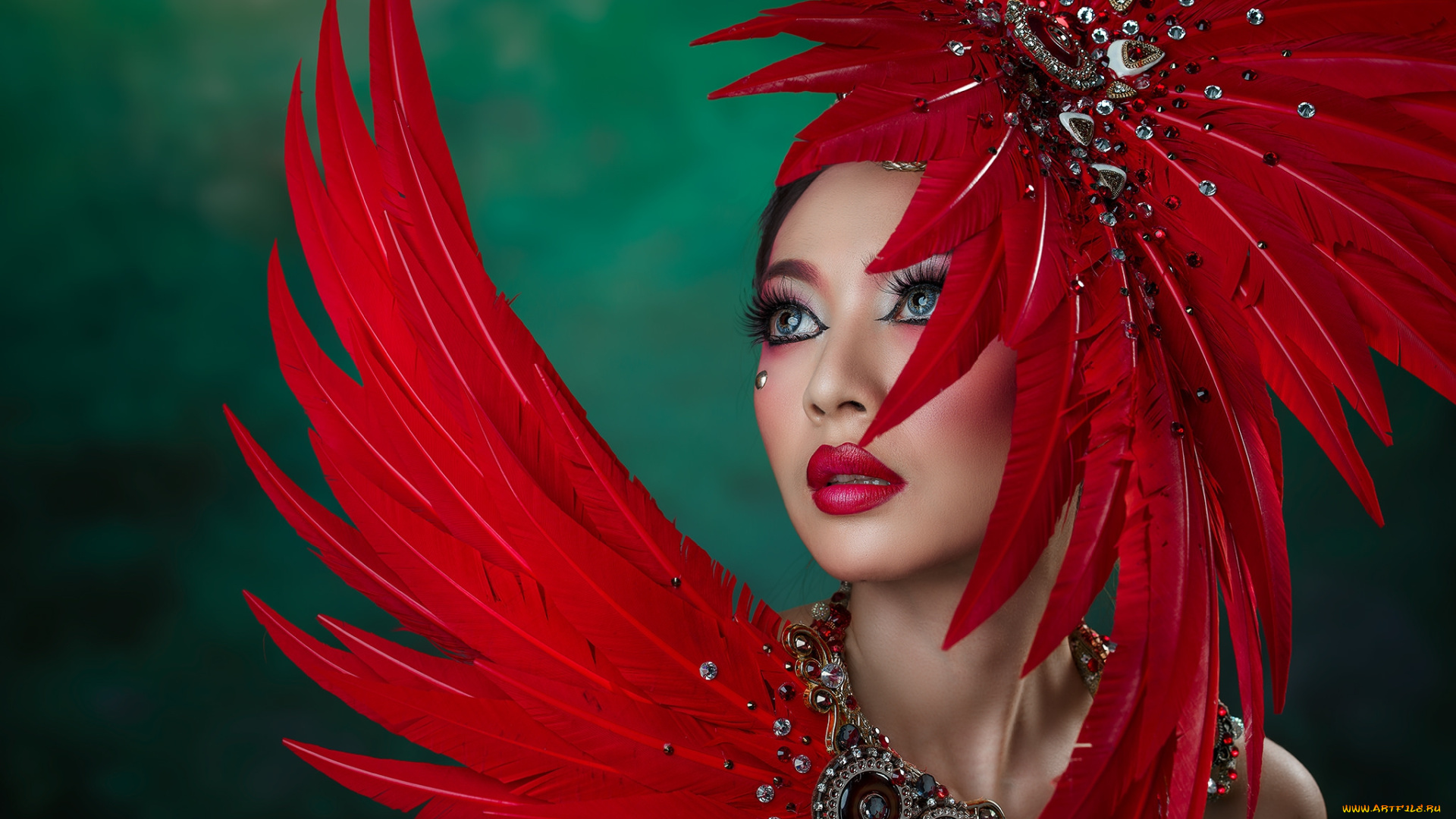 девушки, -unsort, , креатив, взгляд, лицо