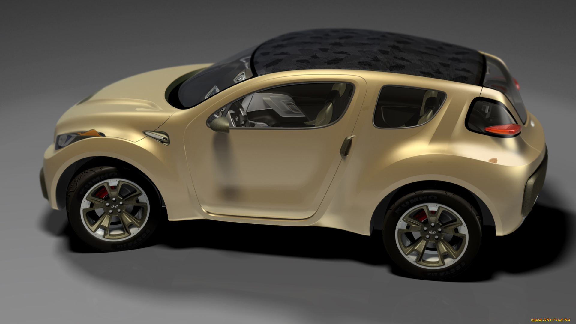 hyundai, hcd10, hellion, concept, 2006, автомобили, 3д, серый, фон, 3d, car, 2006, concept, hellion, hcd10, hyundai