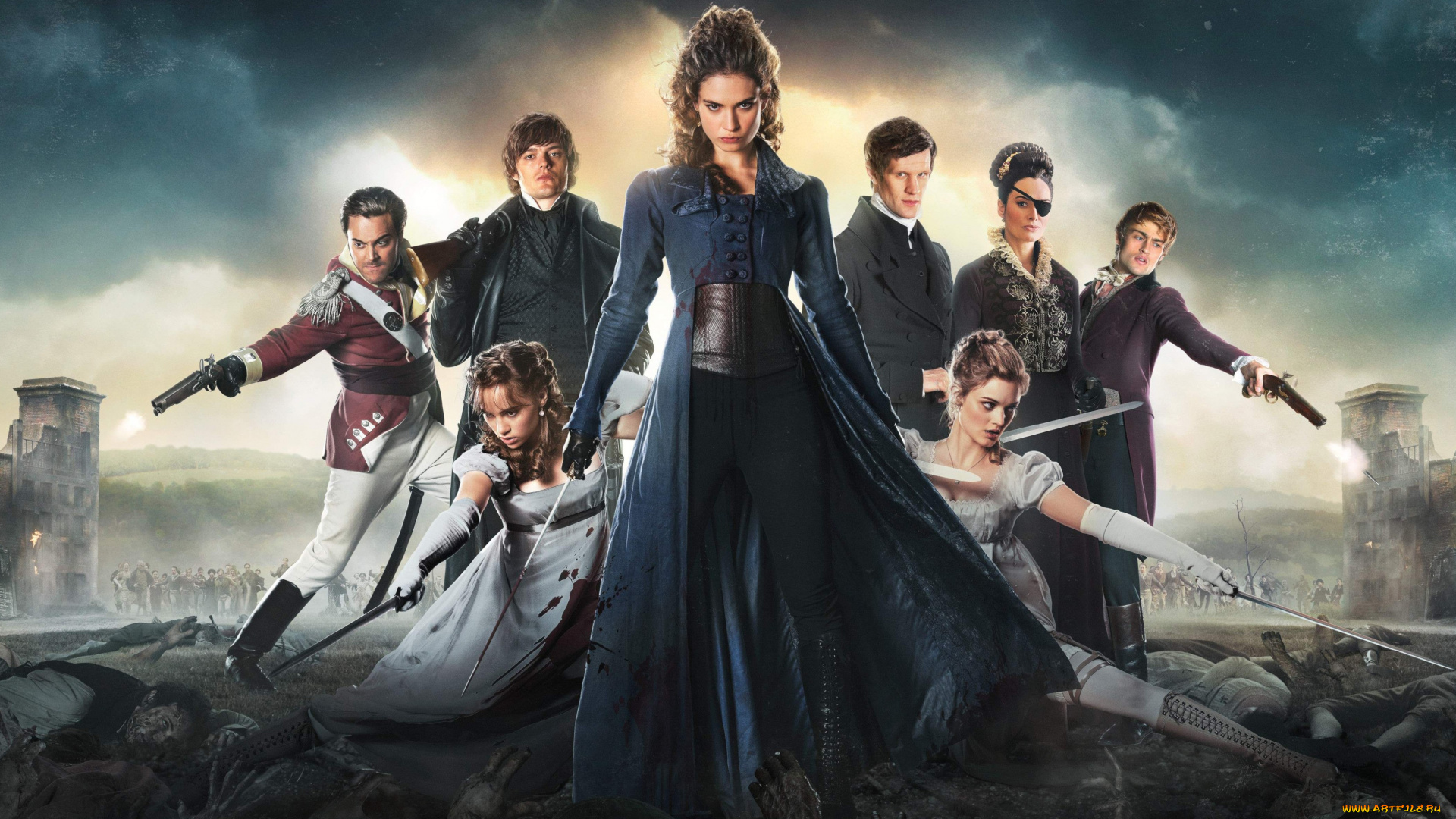 pride, and, prejudice, and, zombies, кино, фильмы, pride, and, prejudice, zombies, гордость, предубеждение, зомби, action, horror