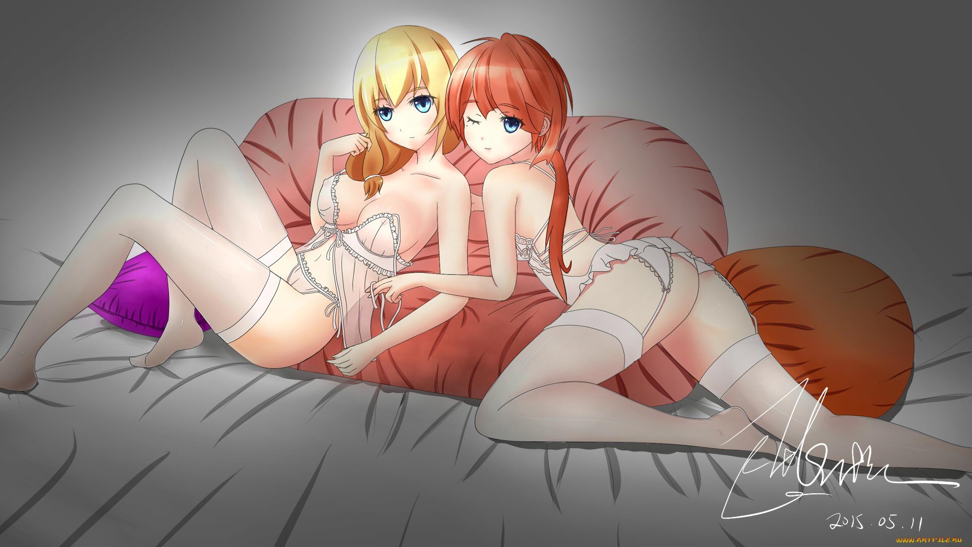 zhanzhian, shaon, аниме, unknown, , другое, взгляд, фон, девушки