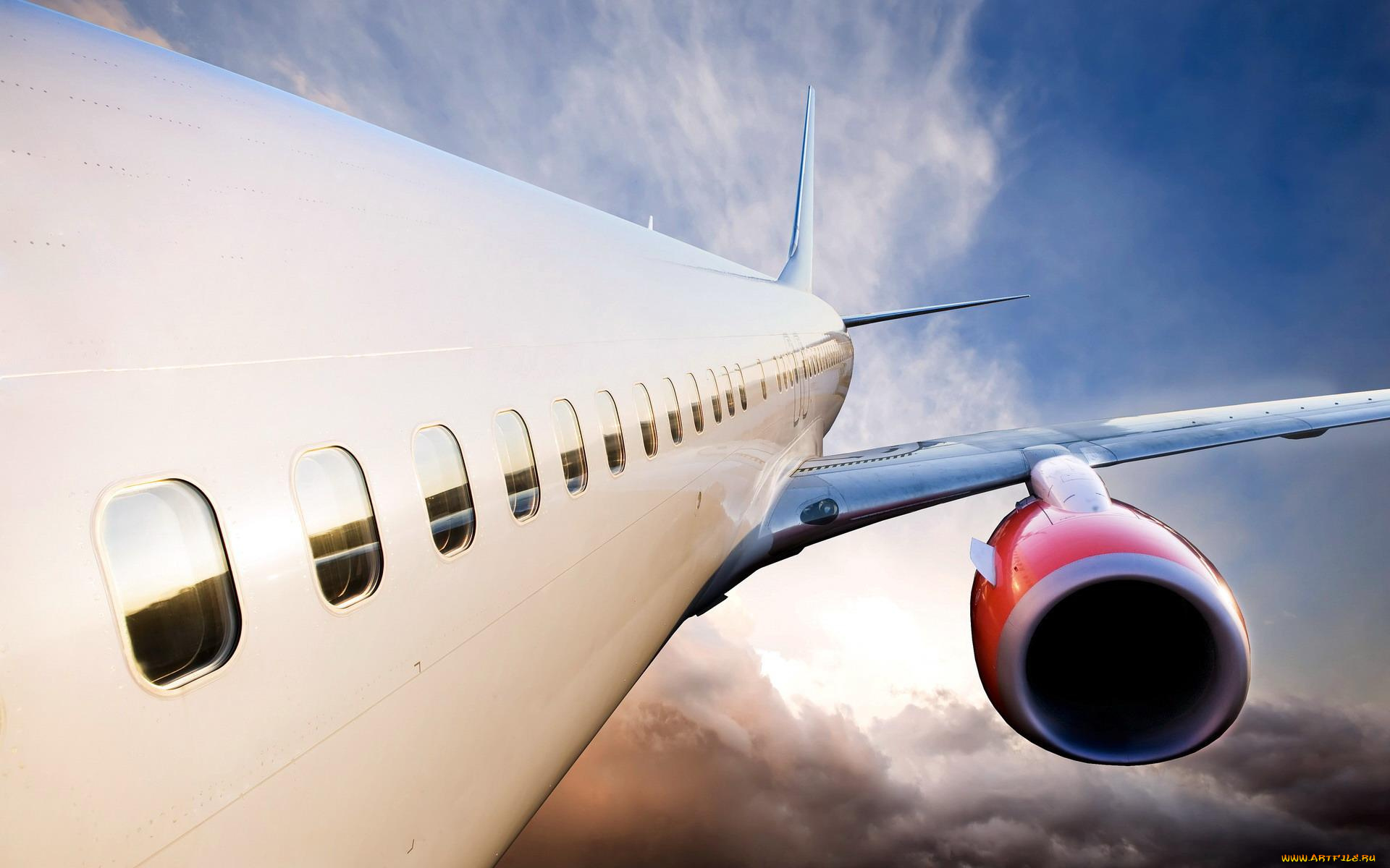 авиация, другое, самолет, крыло, полет, небо, облака, иллюминаторы