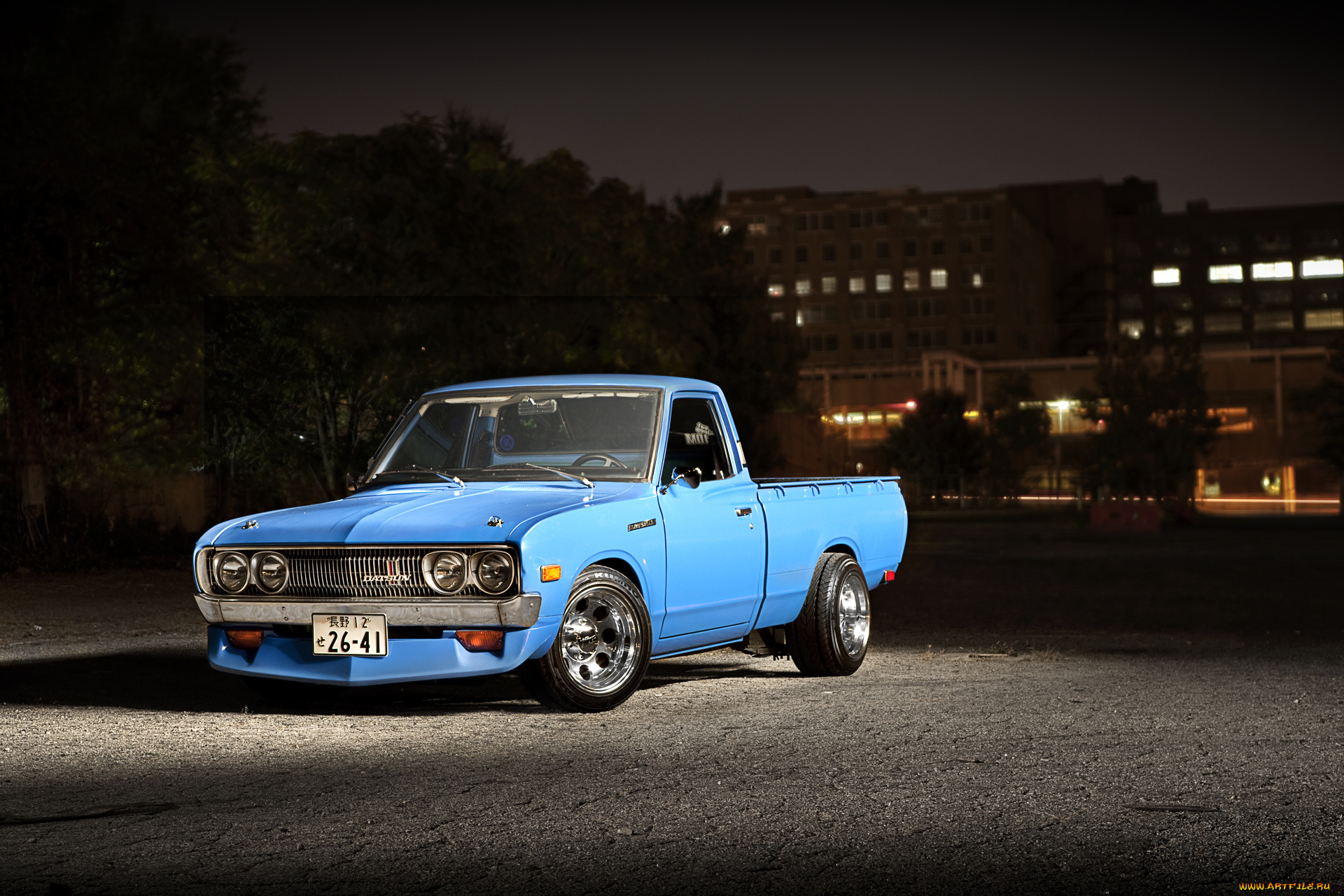 автомобили, custom, pick-up, datsun