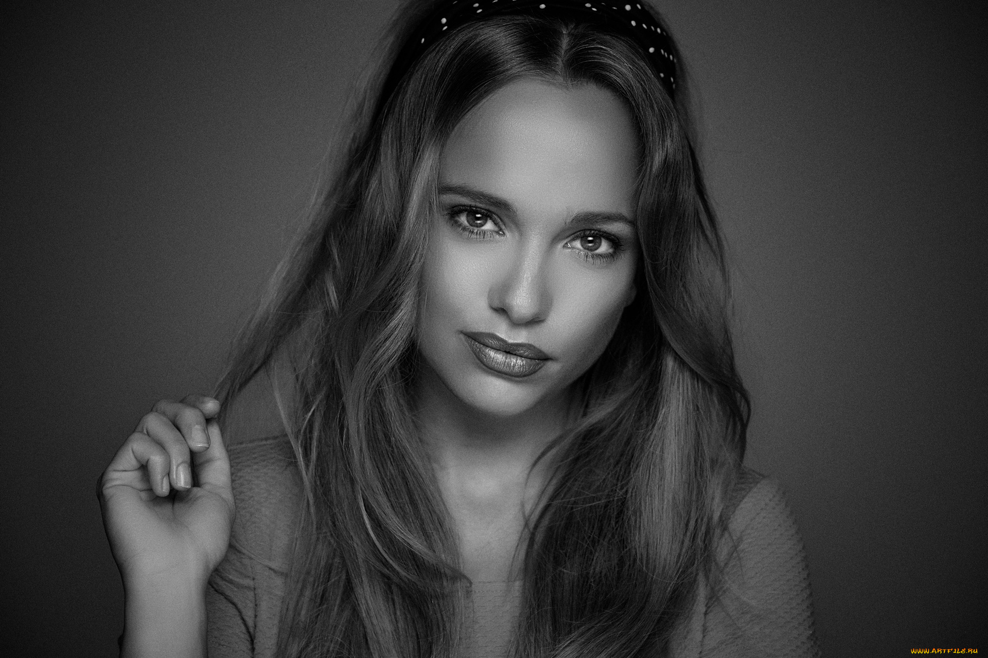 девушки, -unsort, , Черно-белые, обои, лицо, взгляд