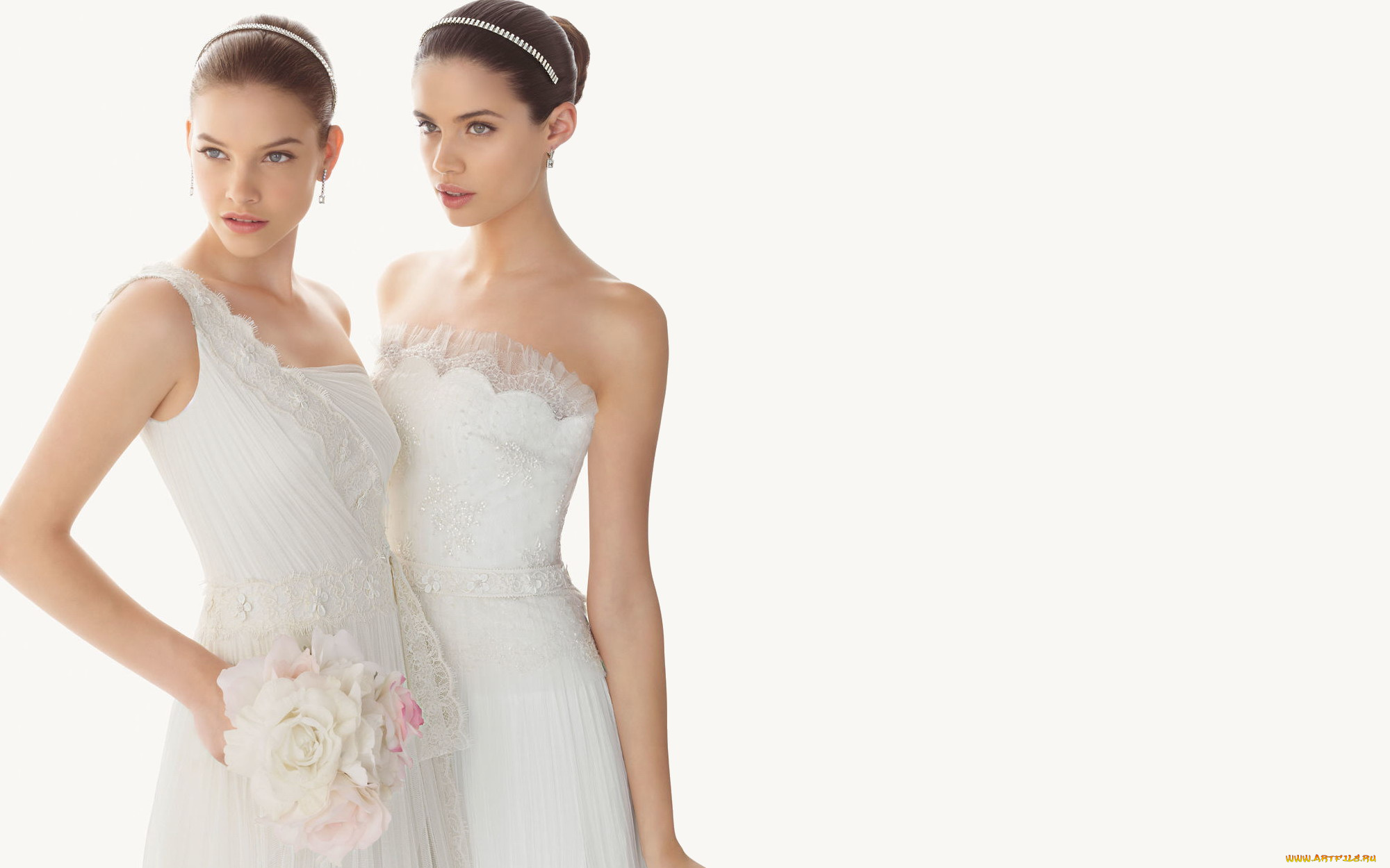 девушки, sara, sampaio, подруга, цветы, невесты, платье, модель, сара, сампайо