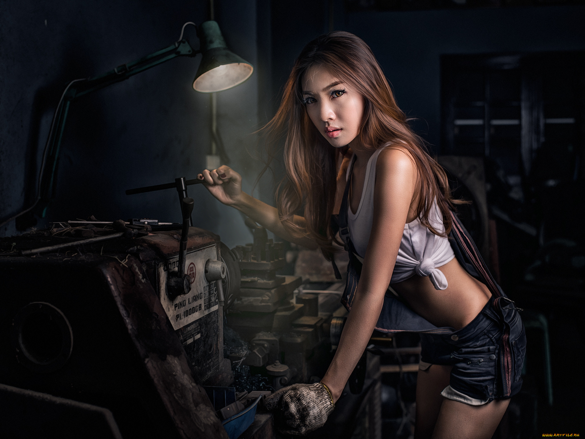 девушки, -unsort, , азиатки, взгляд, лицо