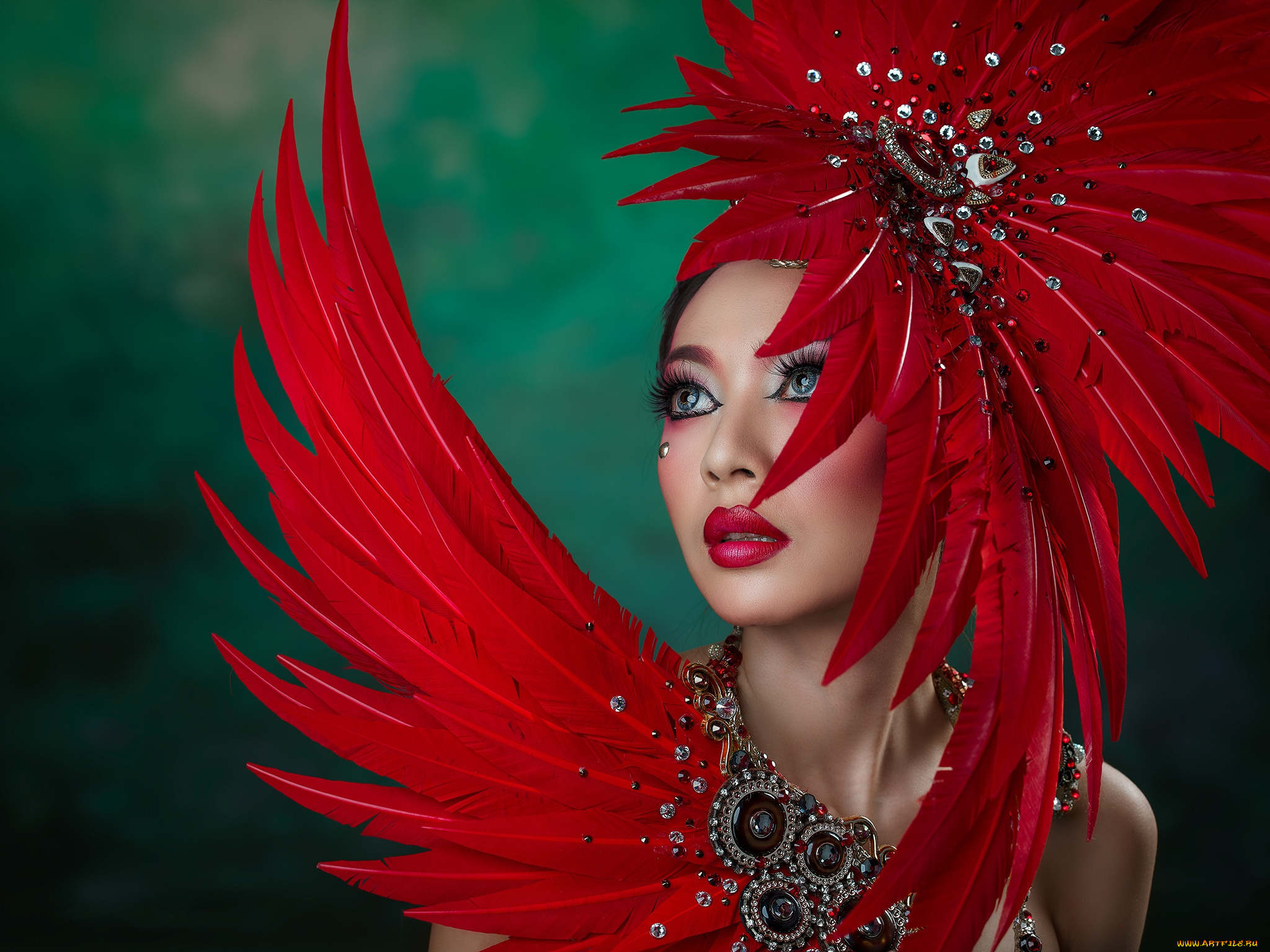 девушки, -unsort, , креатив, взгляд, лицо