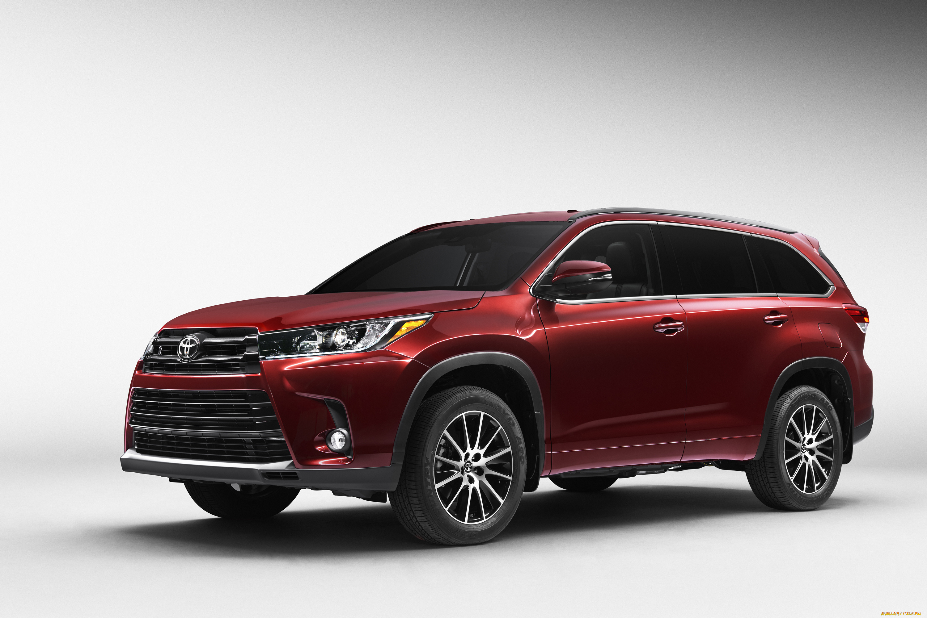 автомобили, toyota, highlander, se, 2017, г
