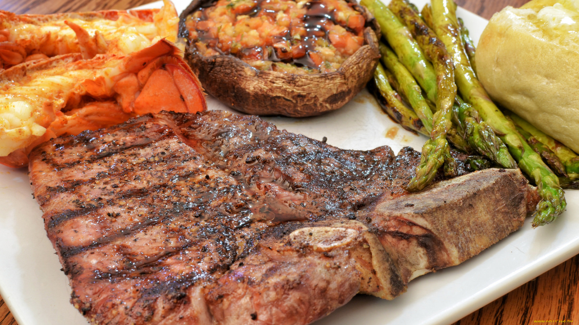 еда, мясные, блюда, стейк