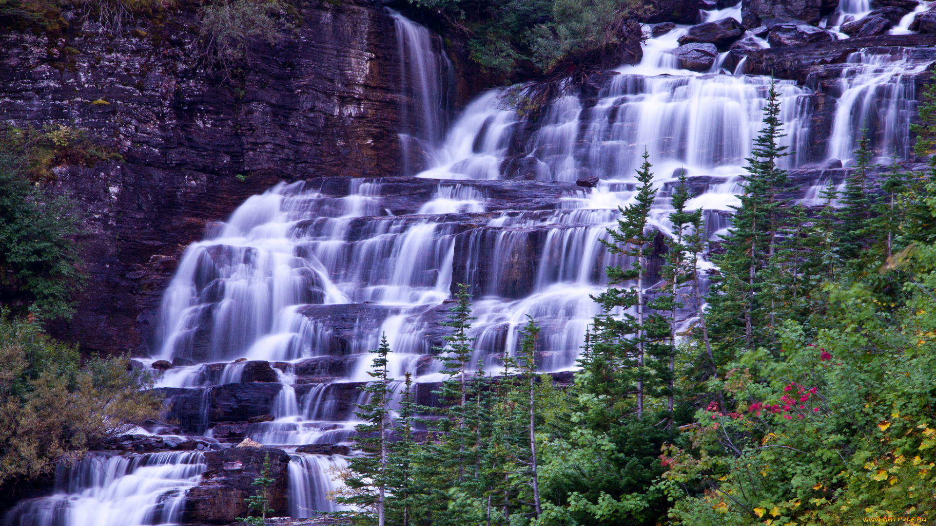 природа, водопады, водопад