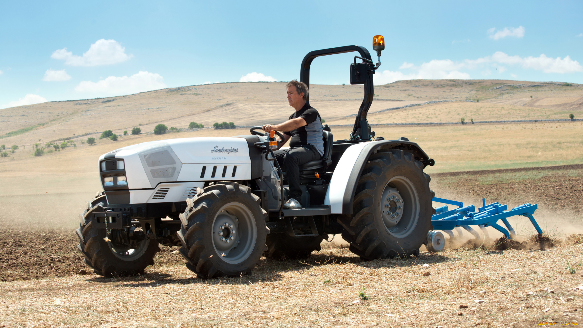 техника, тракторы, lamborghini