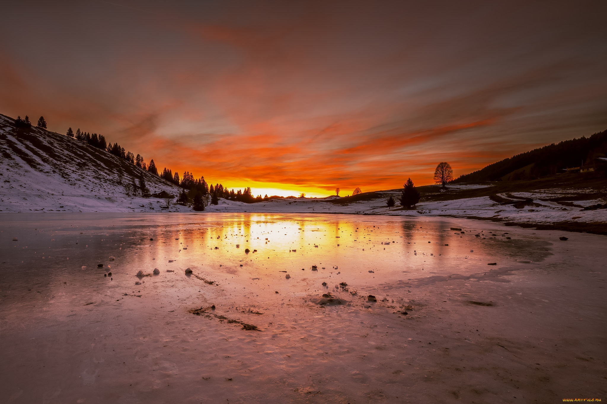 природа, восходы, закаты, рассвет