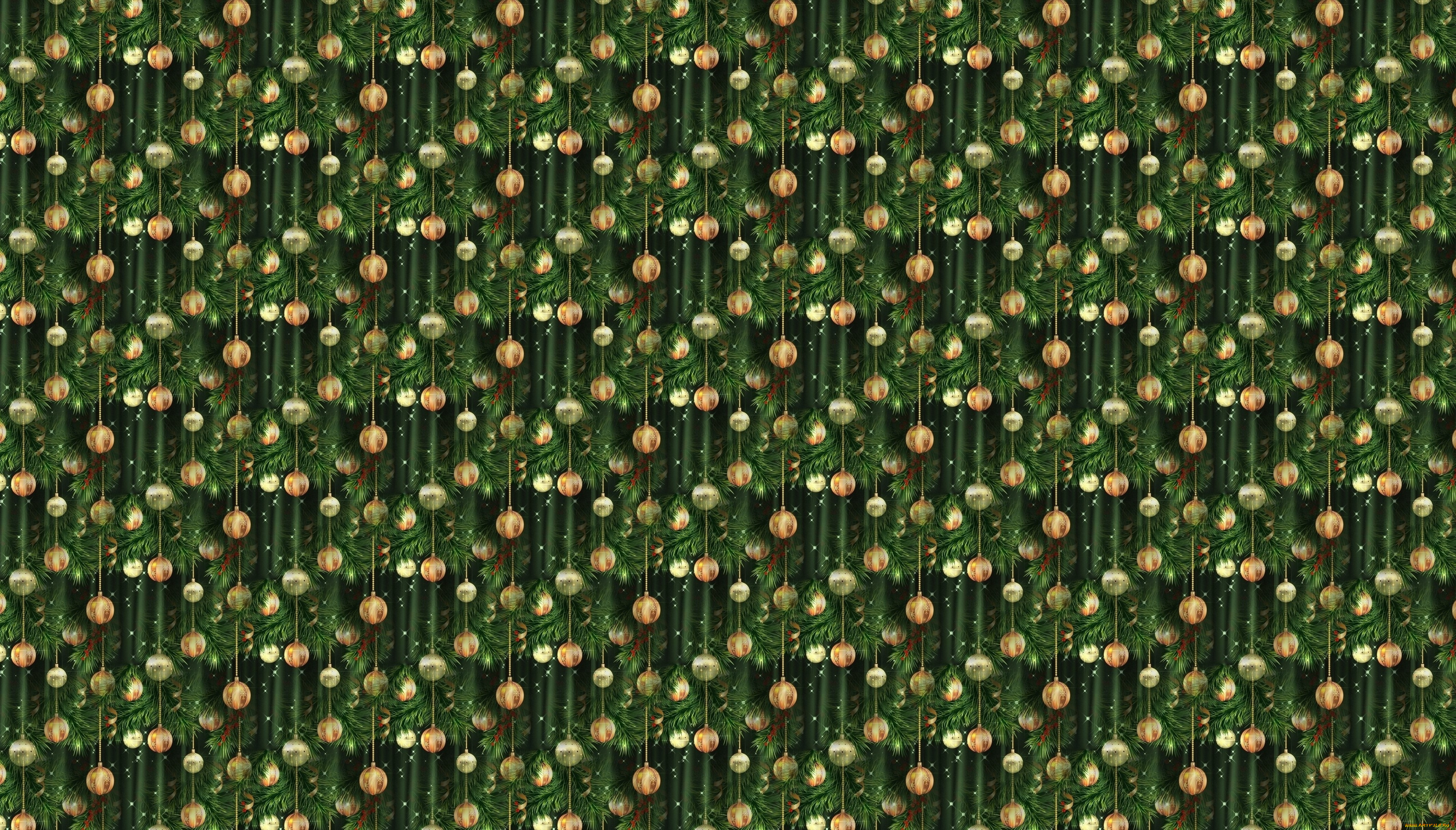 праздничные, 3д, графика, , новый, год, новый, год, арт, фон, текстура, праздник, ёлочка, новогодние, шарики