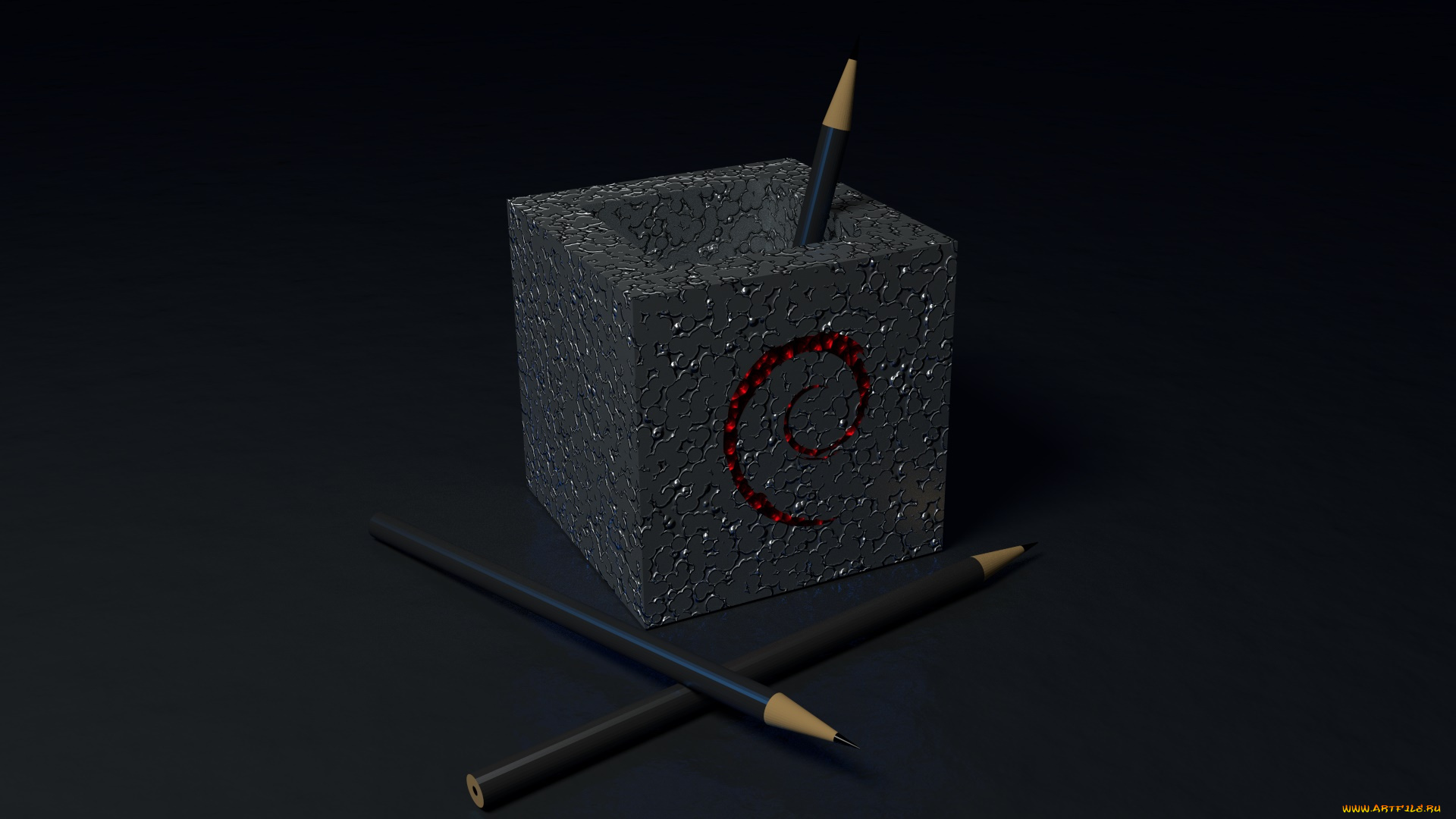 компьютеры, debian, фон, логотип