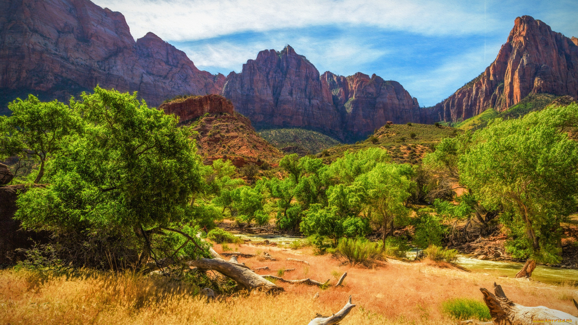 природа, горы, простор