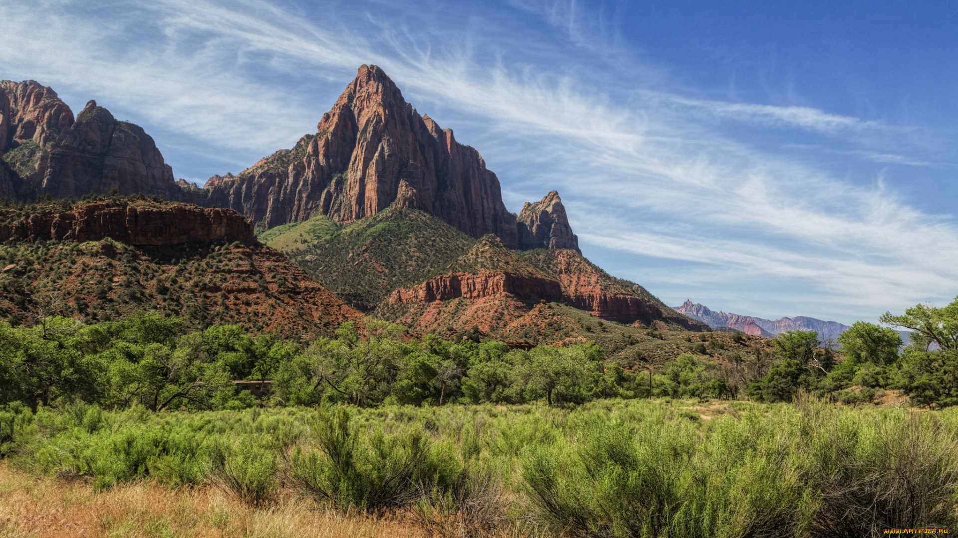 природа, горы, простор