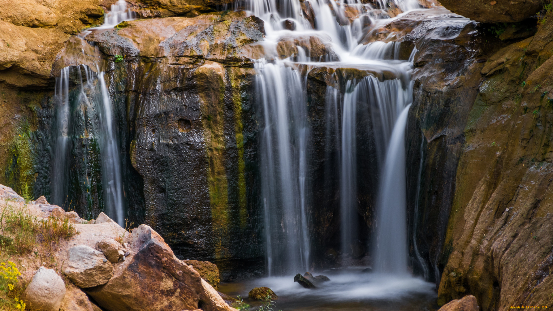 природа, водопады, простор