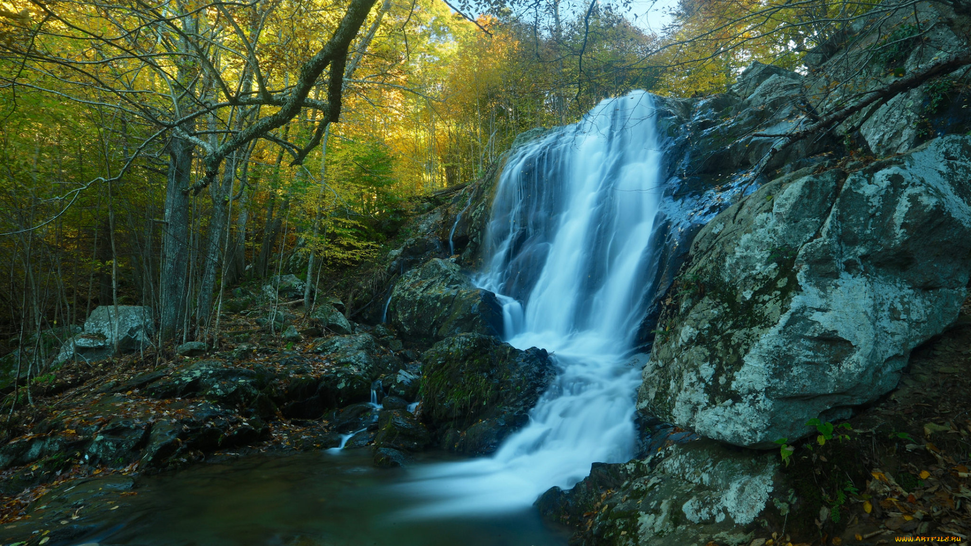 природа, водопады, простор