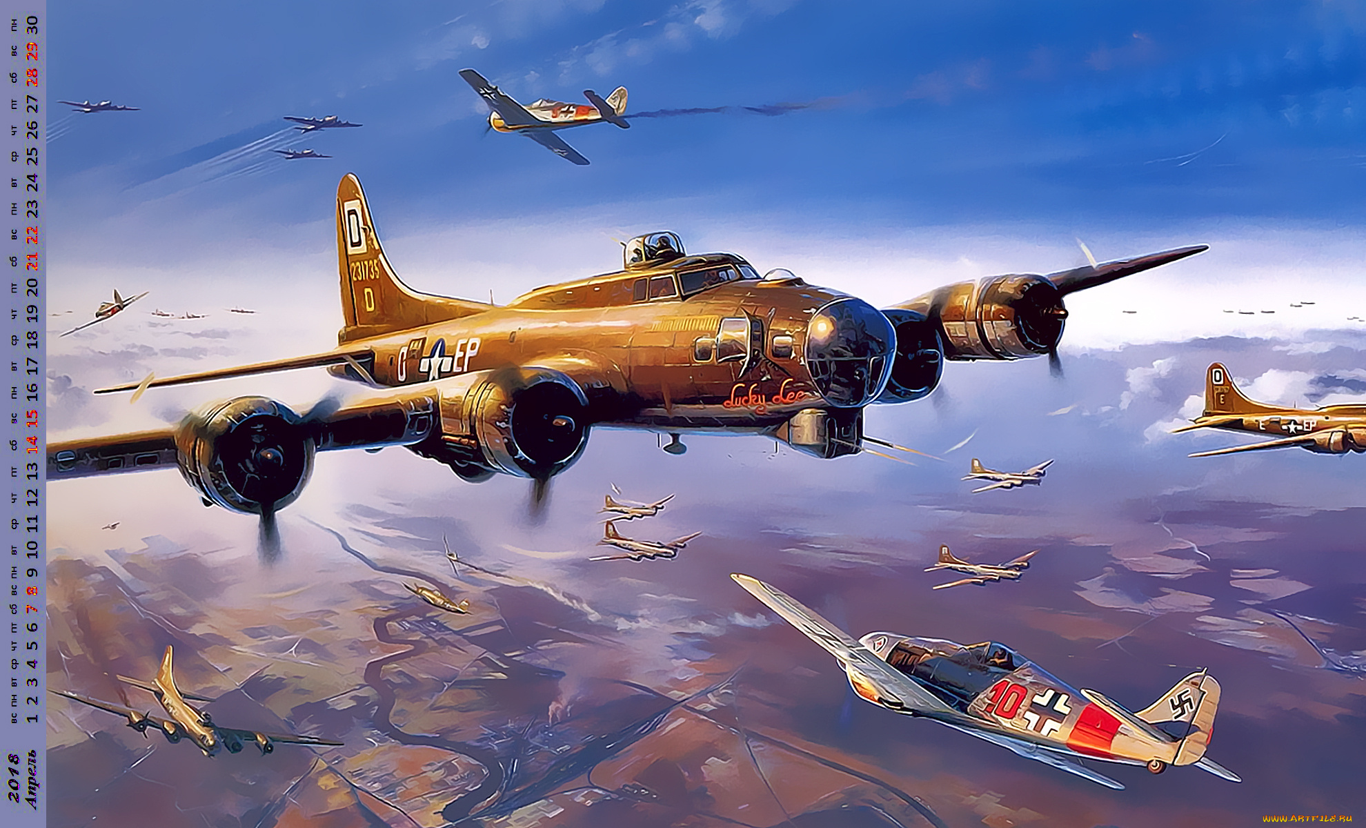 календари, рисованные, , векторная, графика, полет, самолет