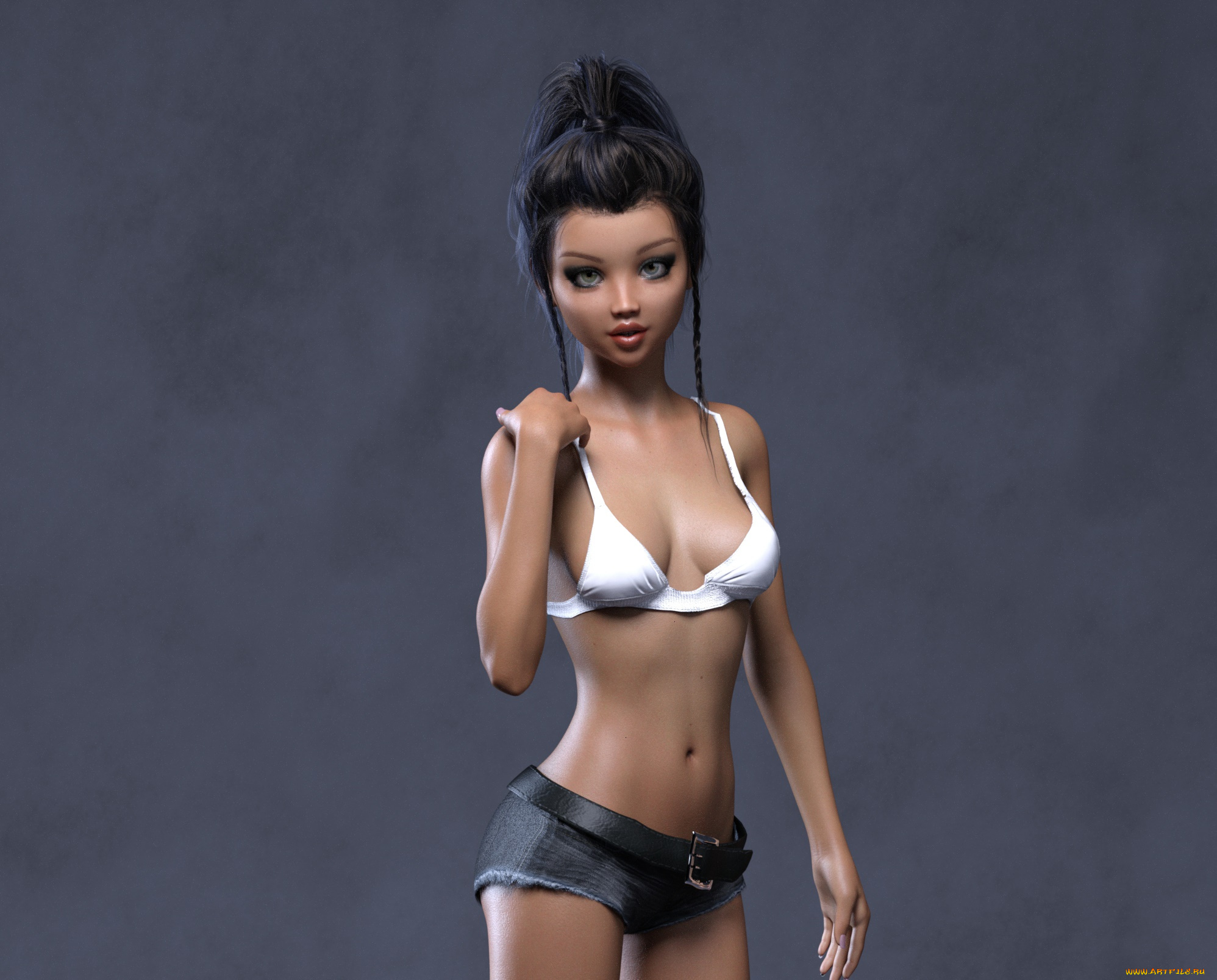 3д, графика, люди, , people, девушка, фон, взгляд