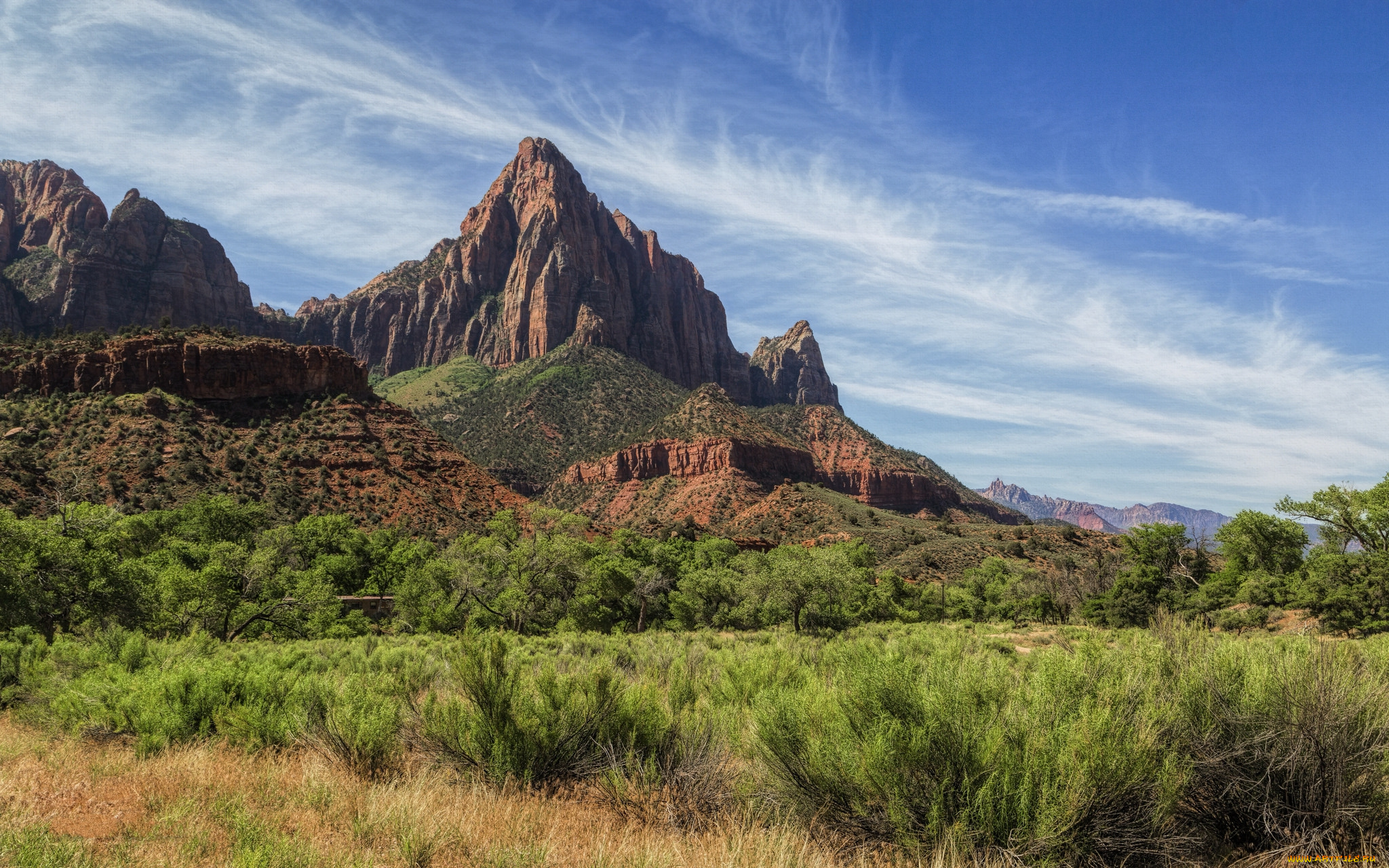 природа, горы, простор