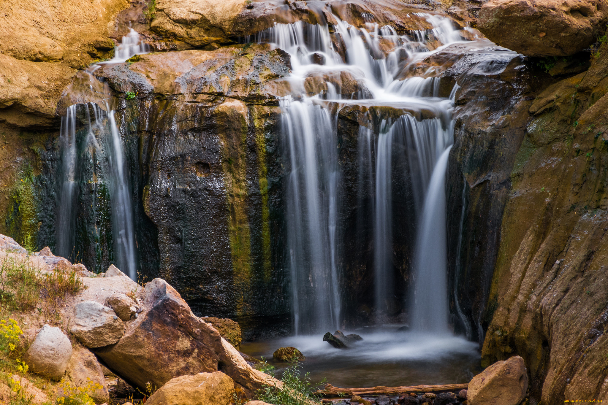 природа, водопады, простор