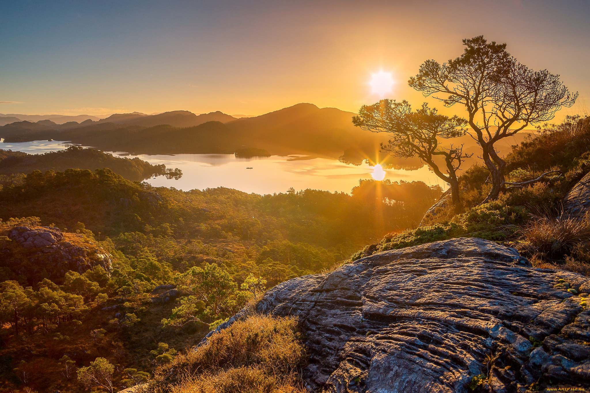 природа, восходы, закаты, простор