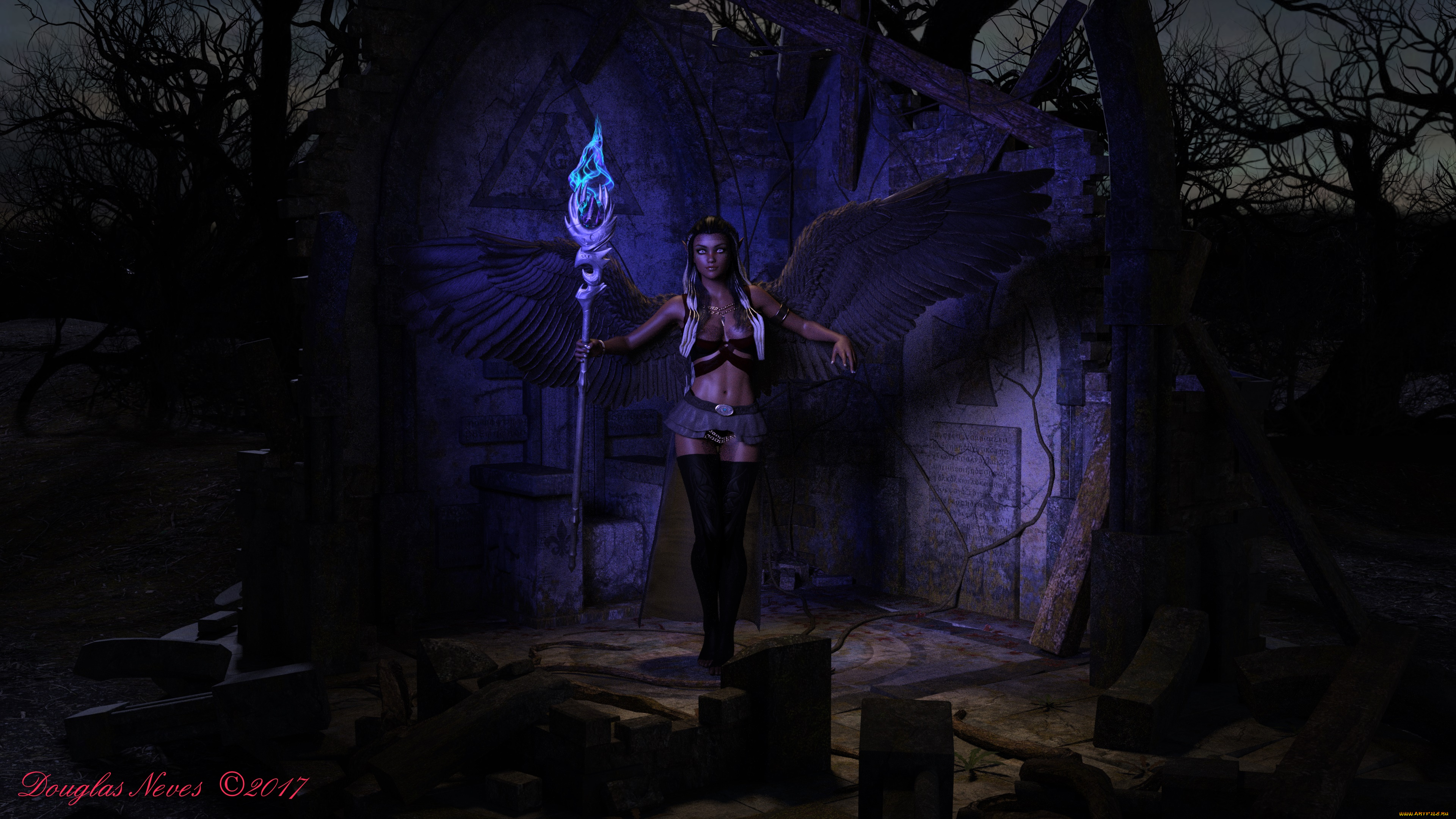 3д, графика, эльфы, , elves, взгляд, эльфийка, фон