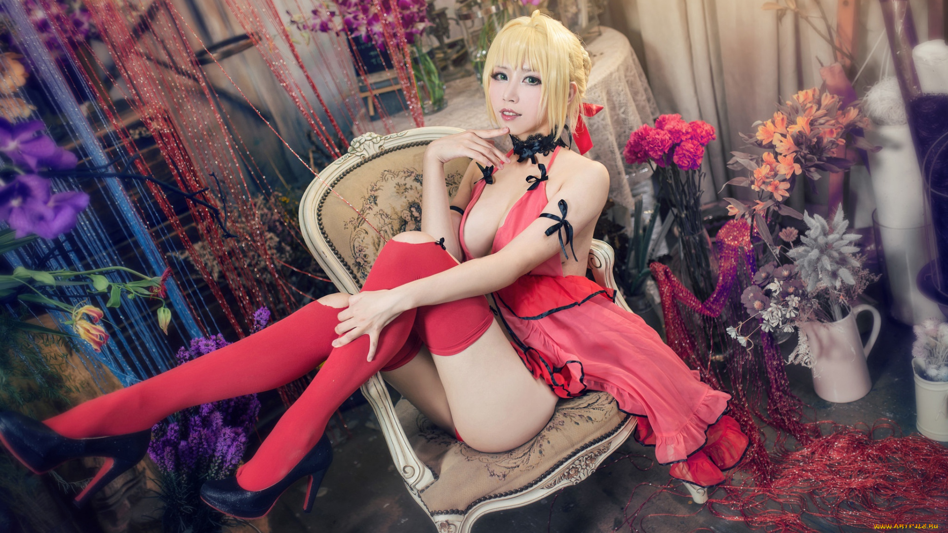 разное, cosplay, , косплей, азиатка, персонаж, девушка