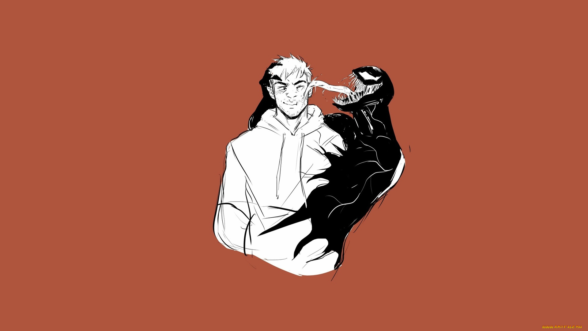 рисованное, кино, веном