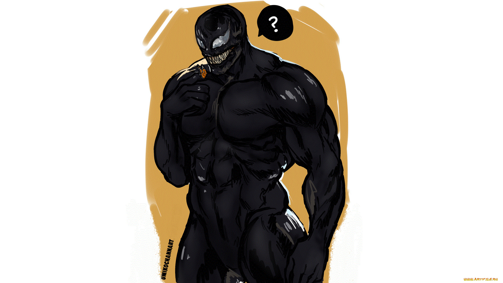 рисованное, кино, веном