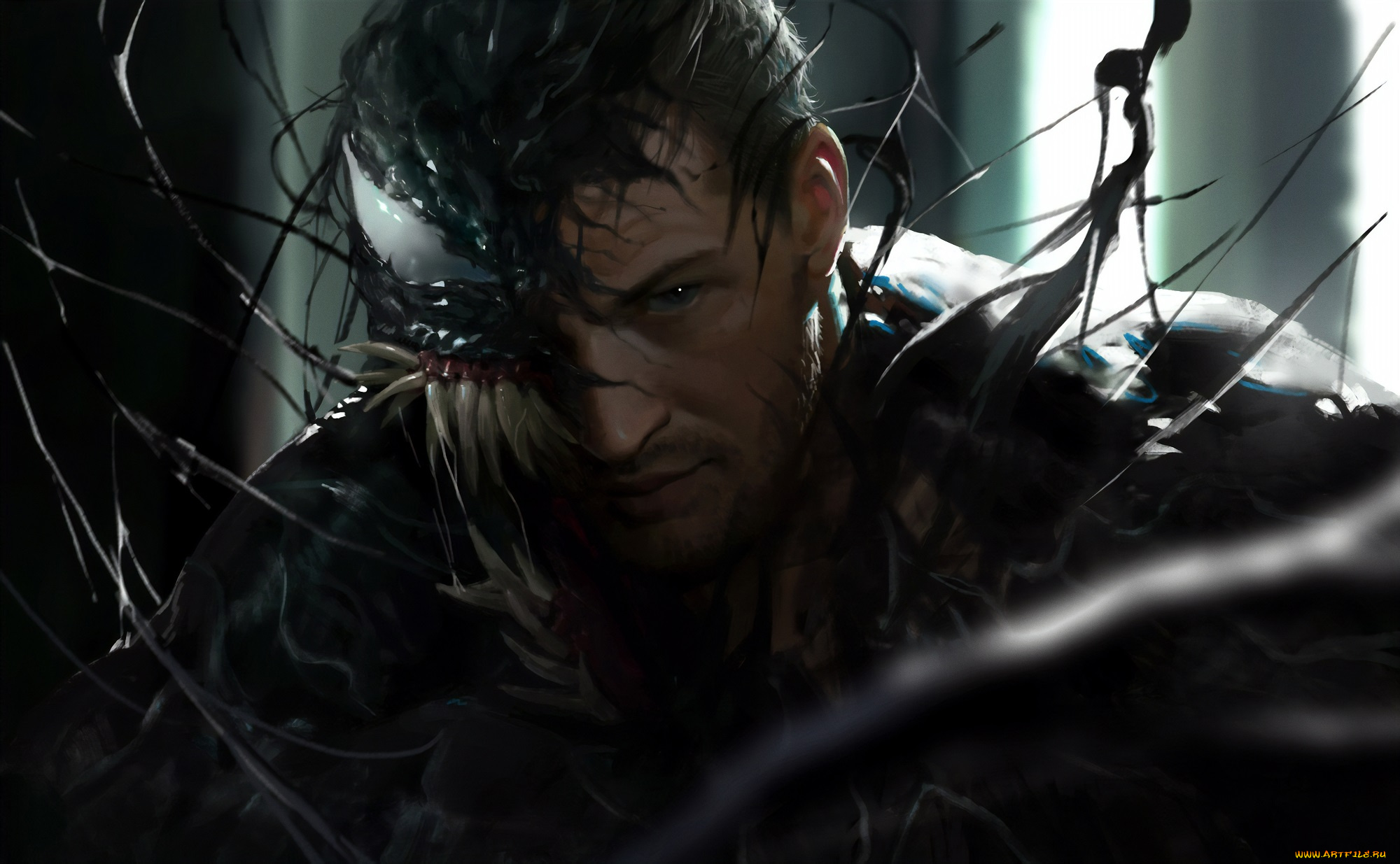 рисованное, кино, веном