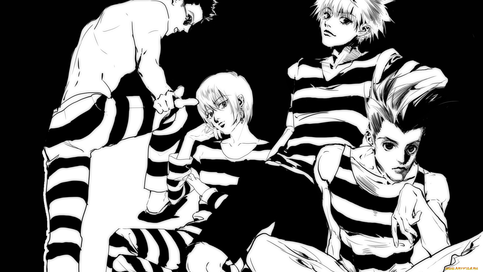 аниме, hunter, x, hunter, охотник, х