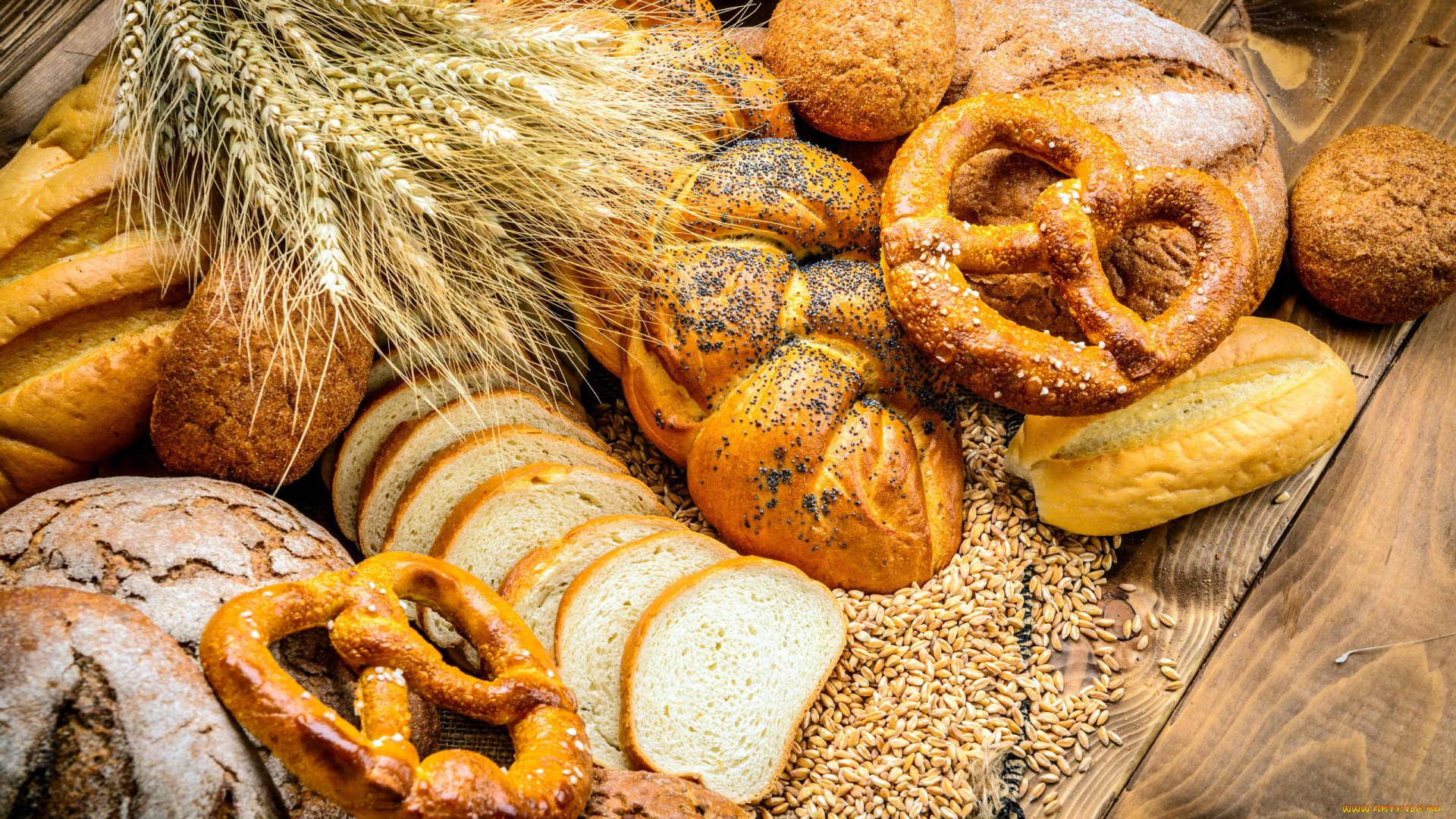 еда, хлеб, , выпечка, бретцели, булочки, зерна